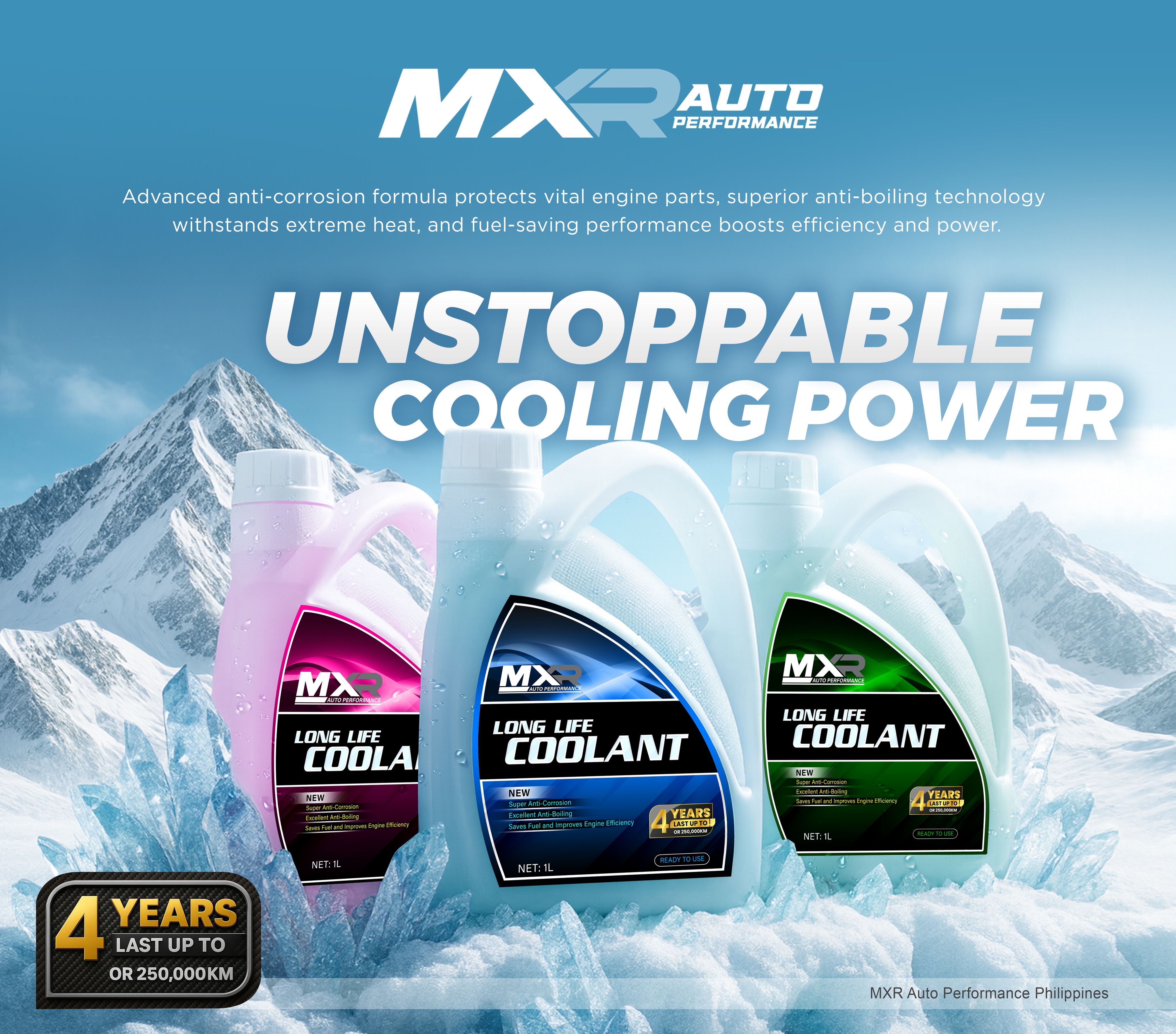 MXR LONG LIFE COOLANT 1L/2L DNP