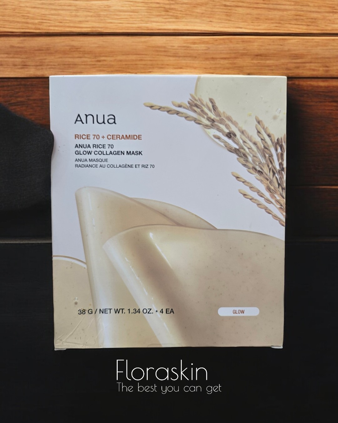 Anua Rice 70 Glow Collagen Mask – 38g