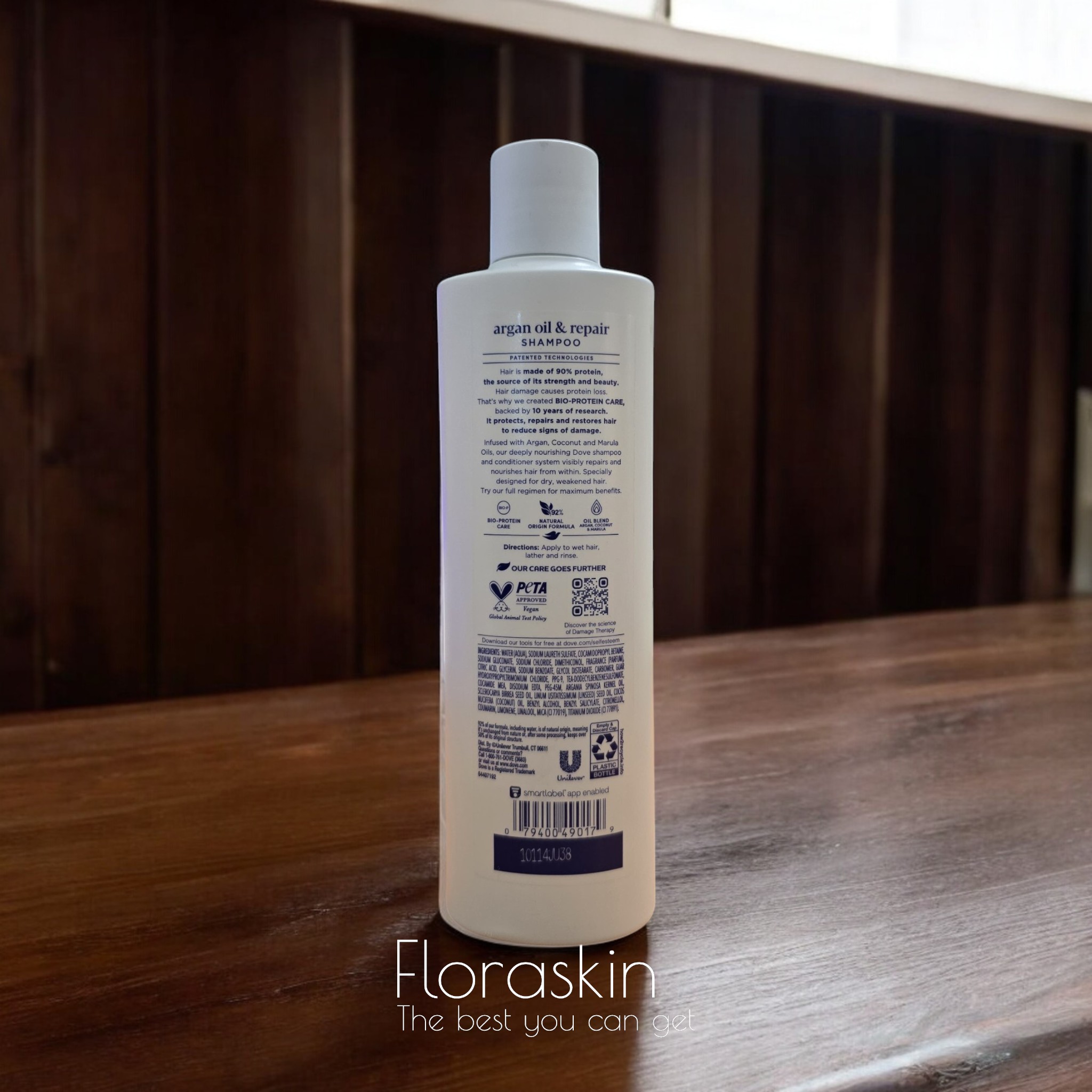 Dove Argan Oil & Repair Shampoo Damage Therapy 355ml