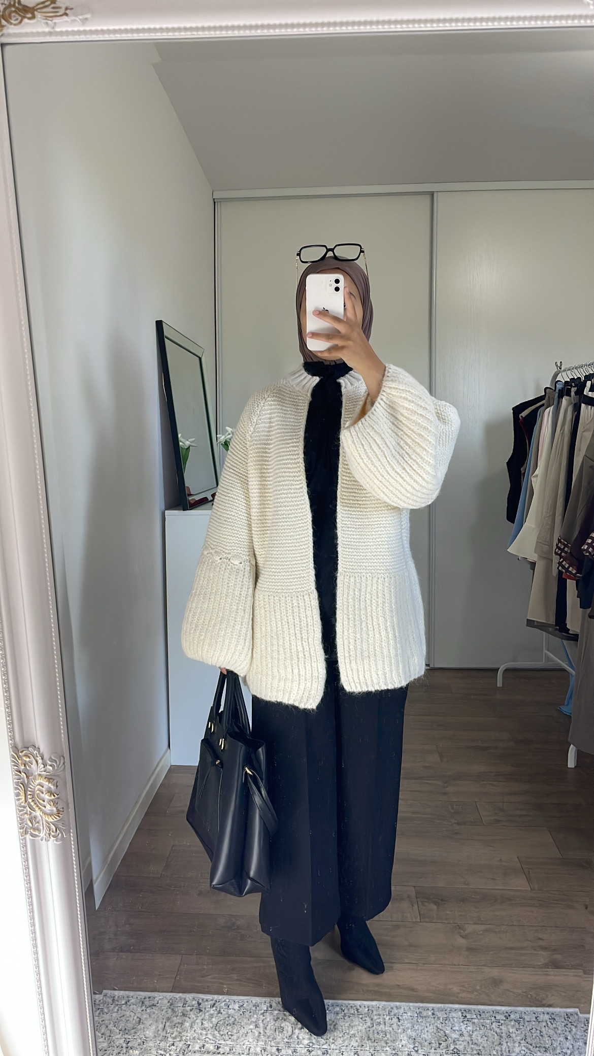 Gilet en maille blanc