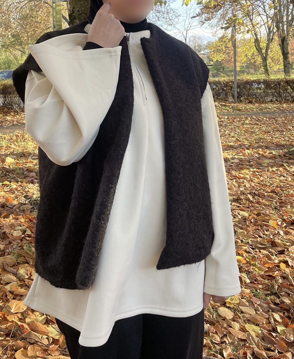 Veste sans manche noire