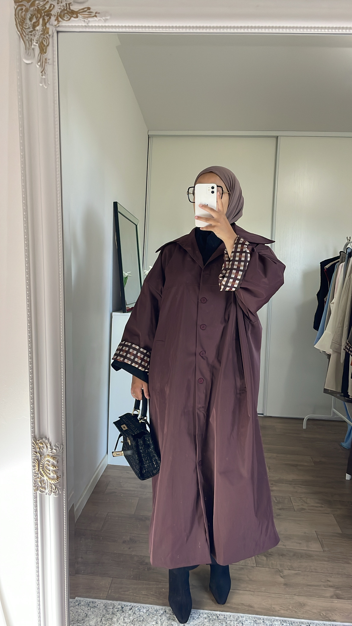 Manteau Rouge Bordeaux