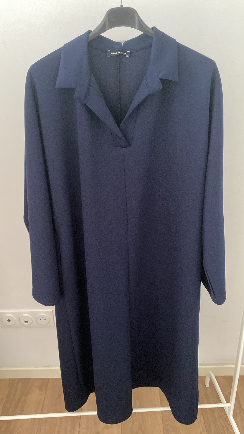 Robe Pull Bleu Marine