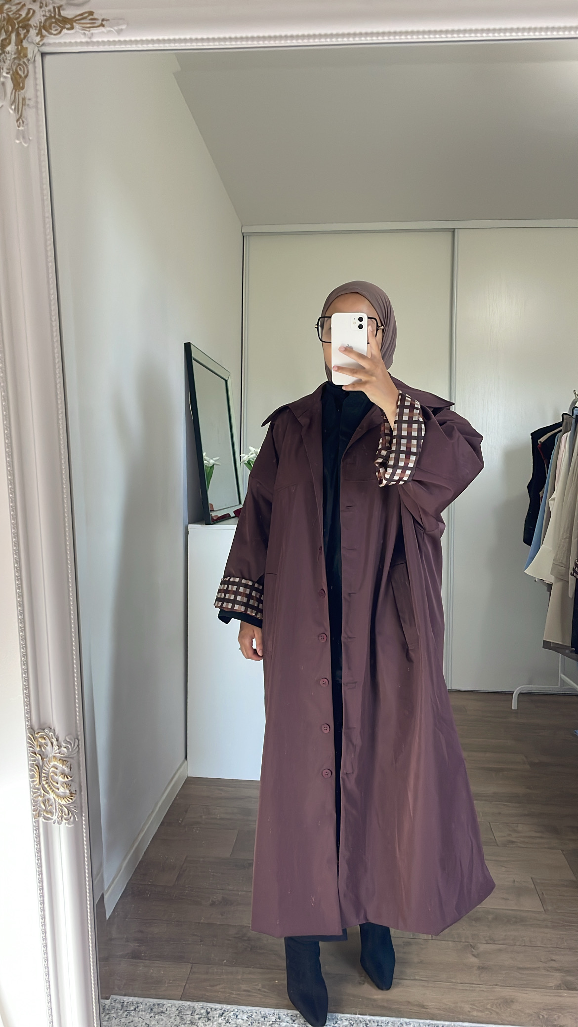 Manteau Rouge Bordeaux