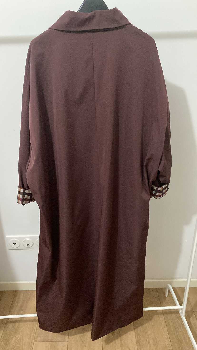 Manteau Rouge Bordeaux