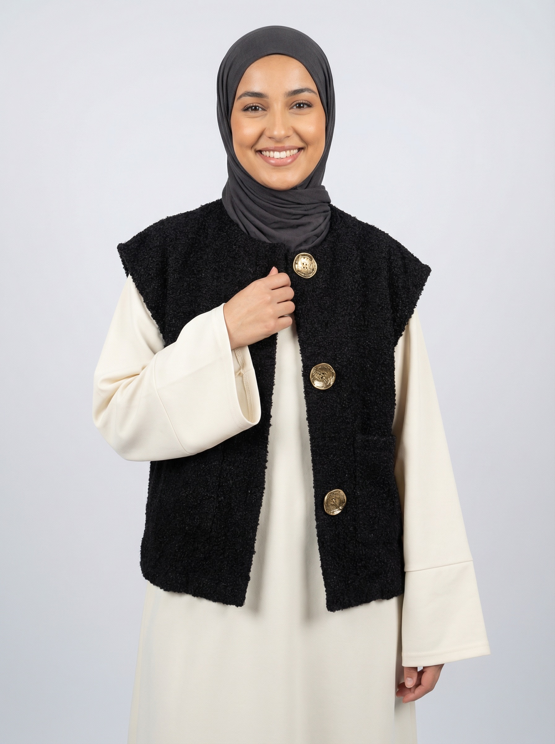 Veste sans manche Noire