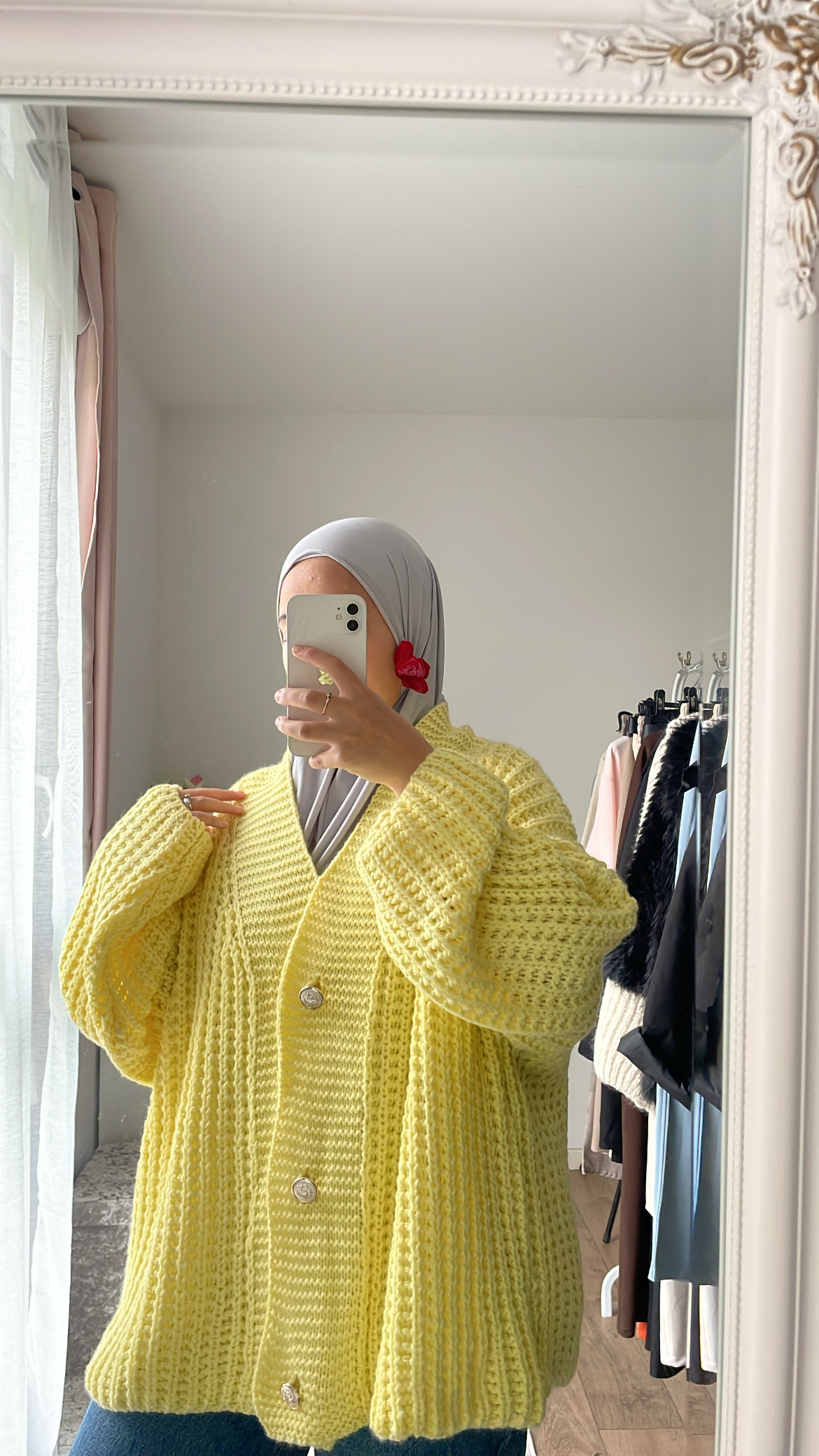 Gilet oversize jaune