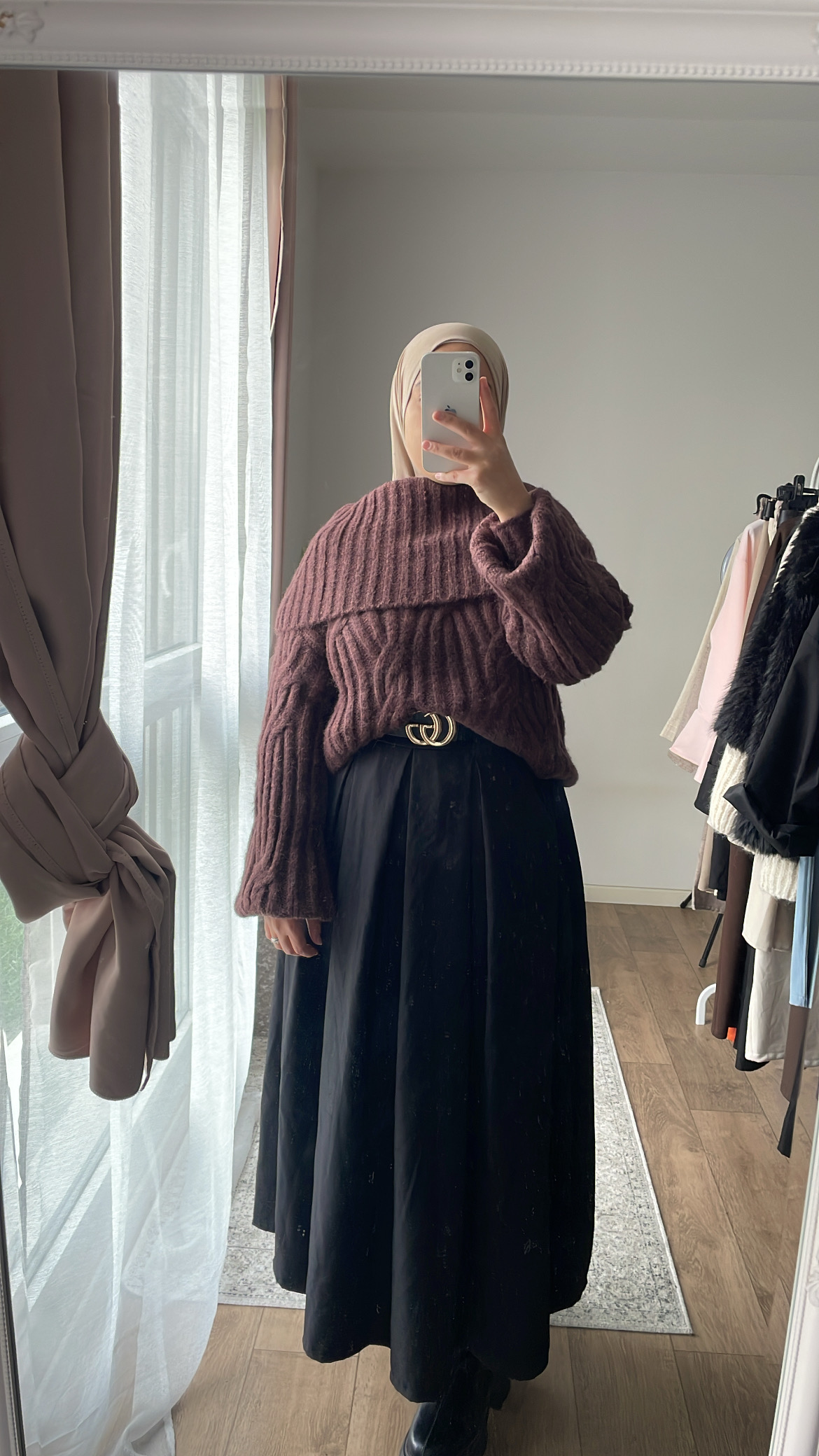 Pull oversize côtelé