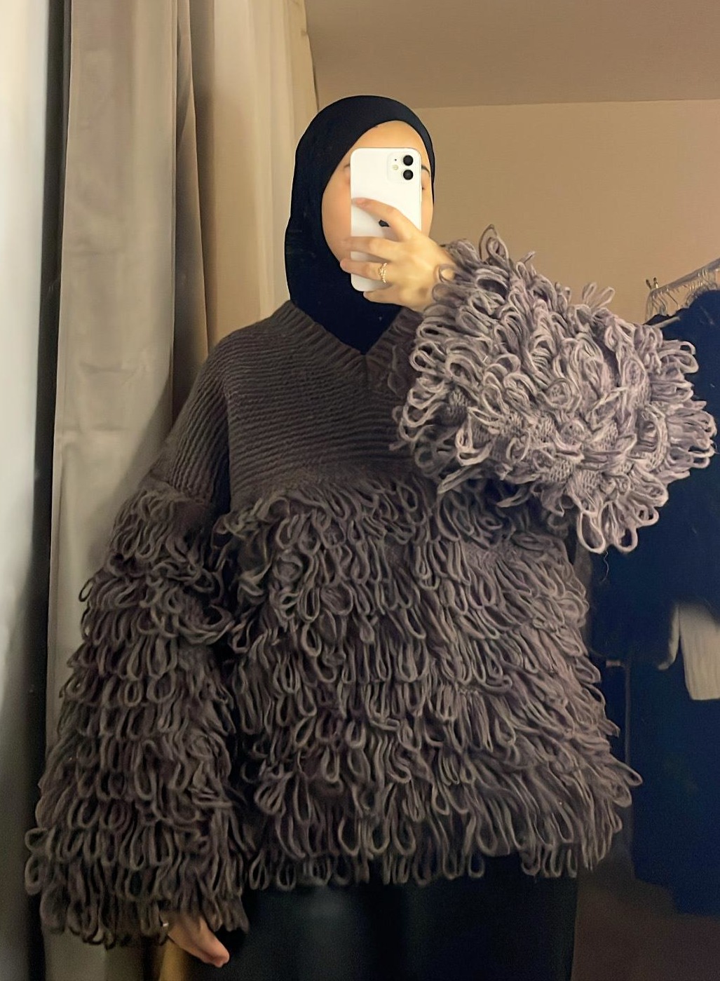 Pull à Franges Texturé