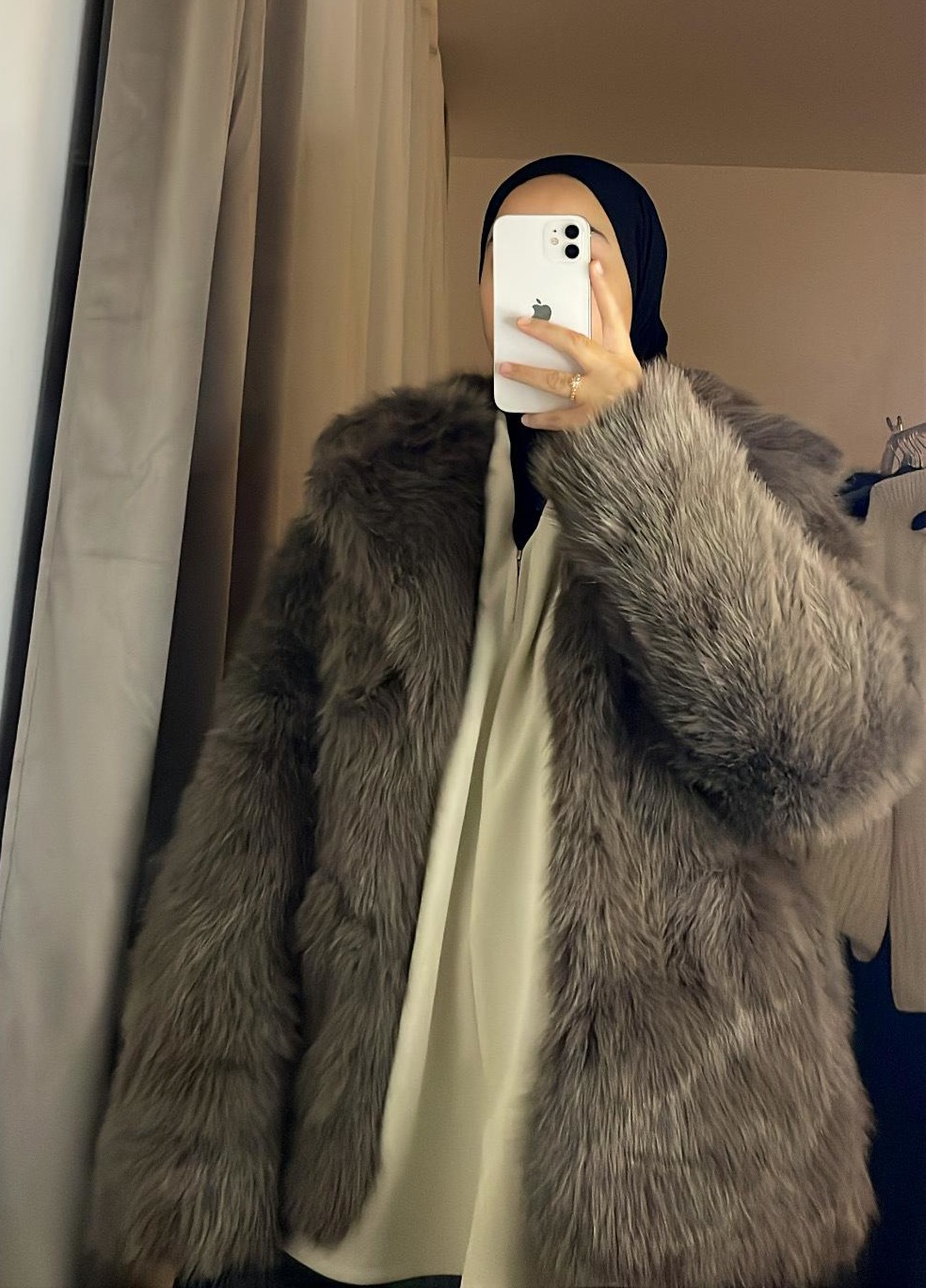 Veste en Fausse Fourrure