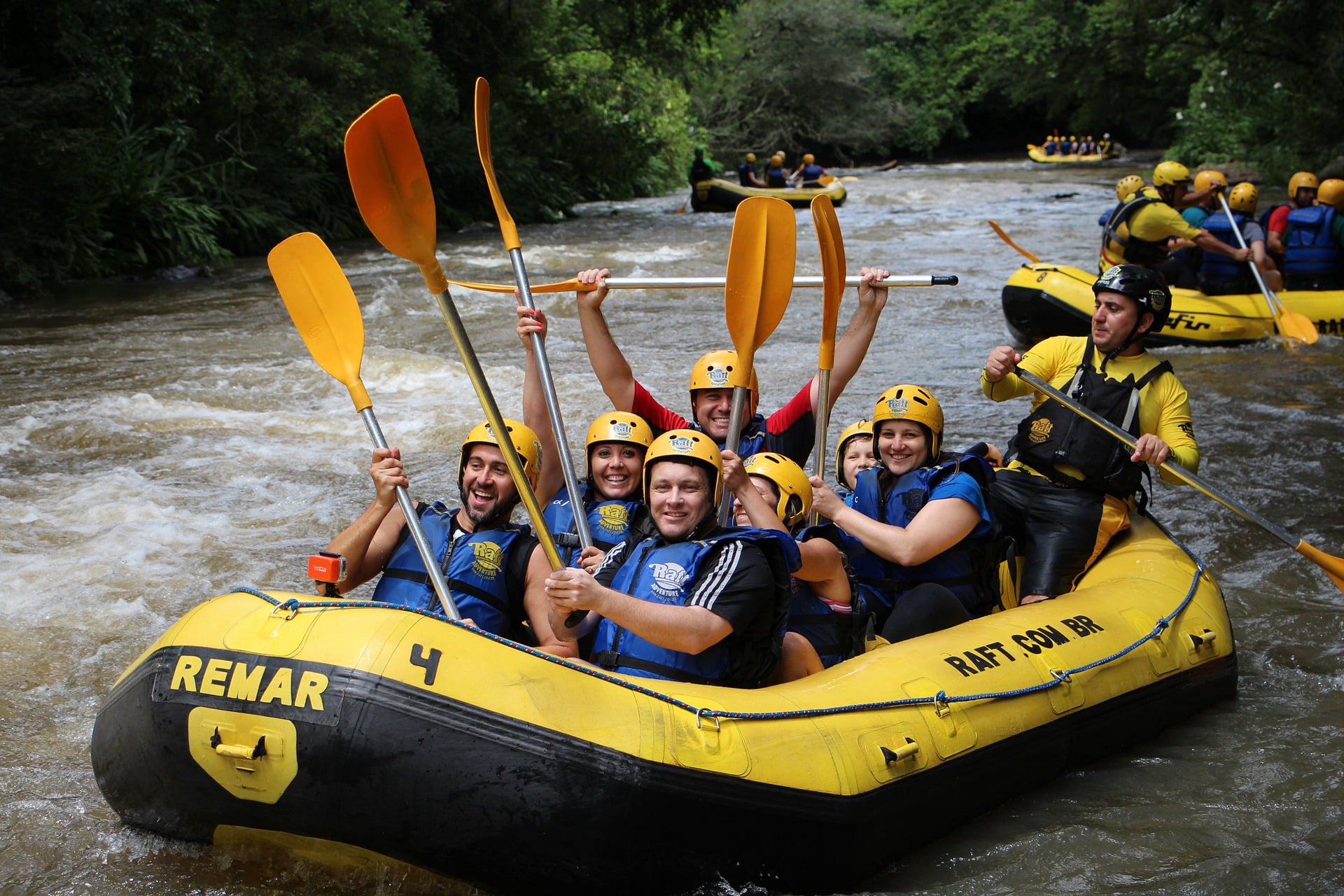 Inflatable Raft for River Rafting