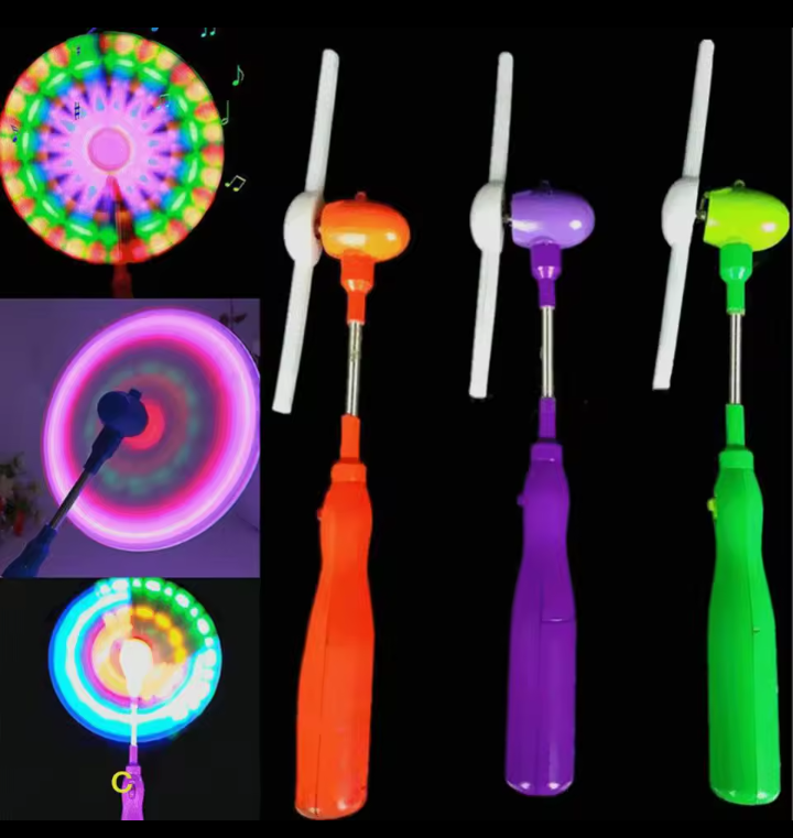 Renkli LED Işıklı El Fanı 