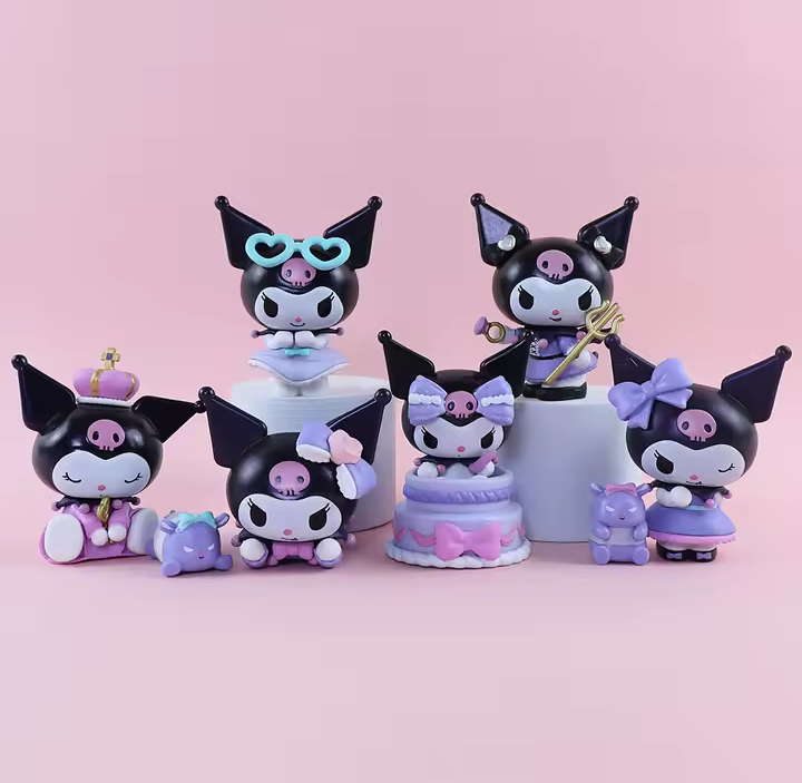 Kuromi 6'lı Figür Seti 