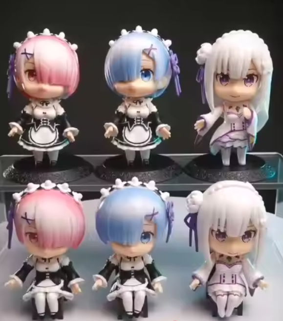 RE:Zero 6'lı figür seti 
