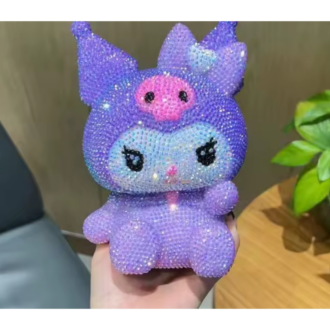 Kuromi Elmas Dizme Figür Kumbara