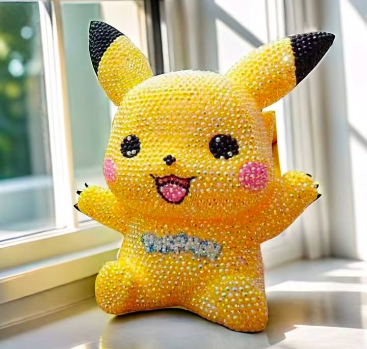 Pikachu Elmas Dizme Figür 