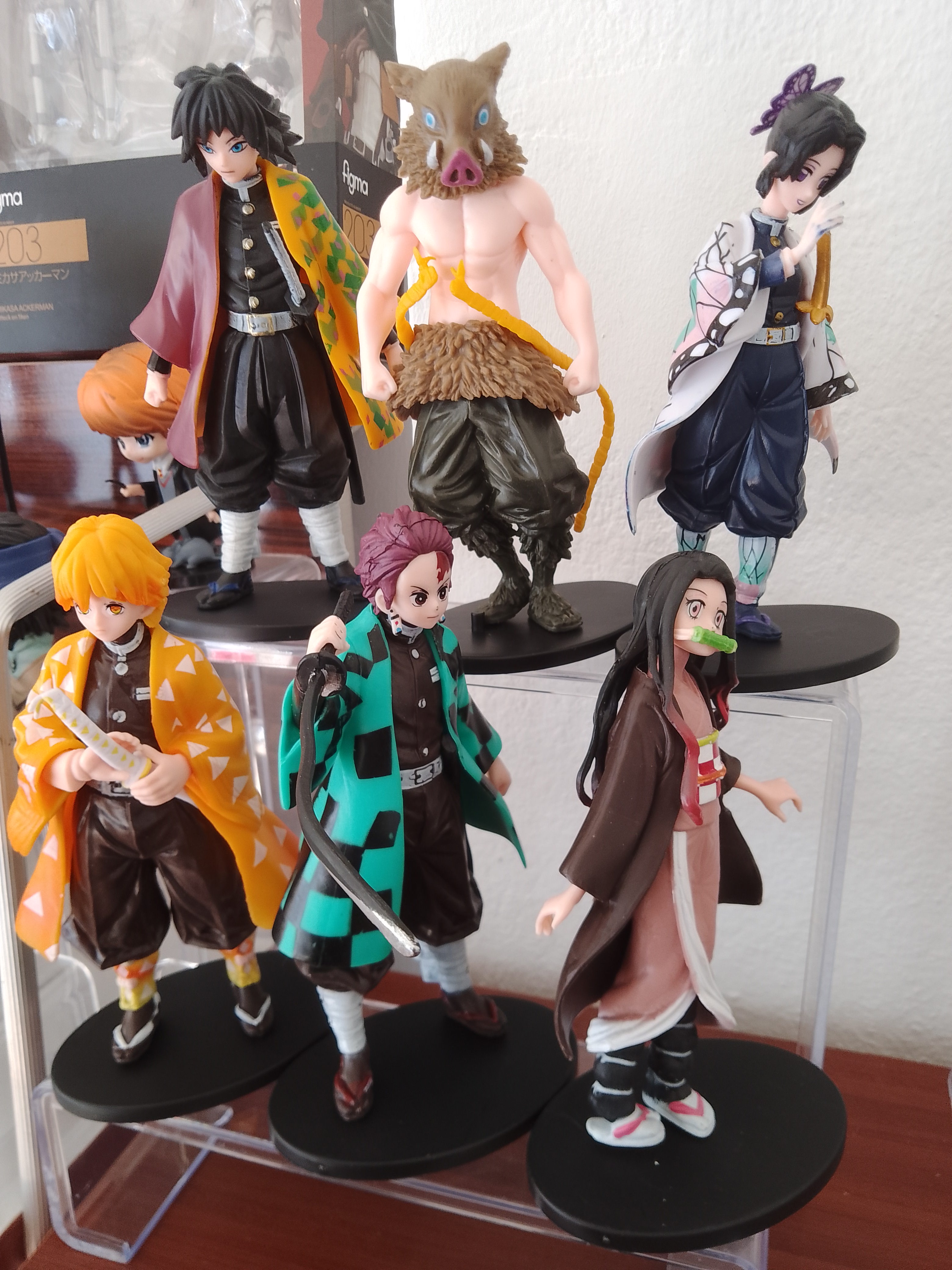 Demon Slayer 15cm 6'lı figür seti 