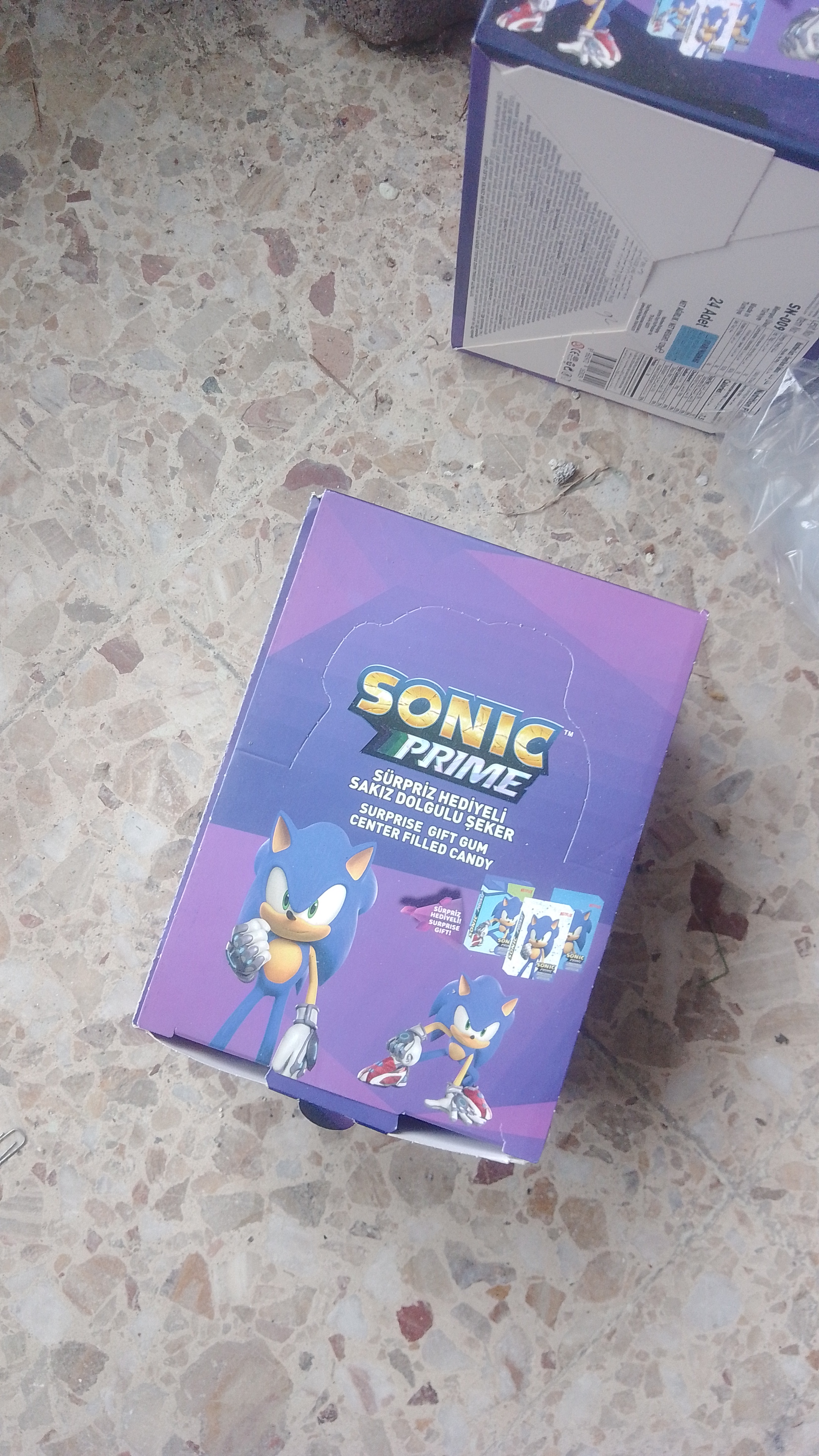 Sonic 24lü oyun kartı 