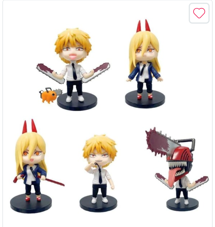 Chainsaw Man Figür Seti 12-3 cm