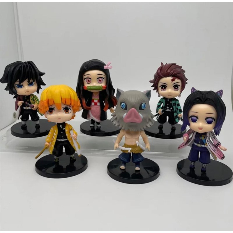 Demon Slayer 6'lı figür seti 