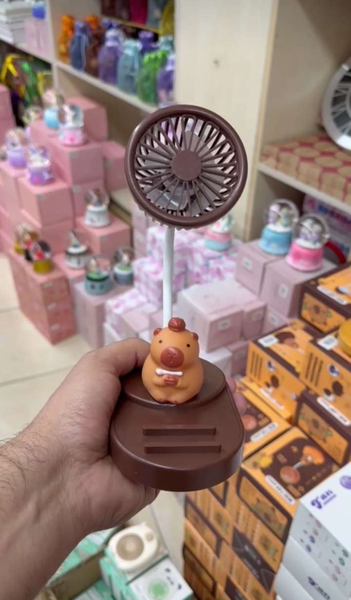 Capybara Masaüstü Işıklı Fan çeşitleri 