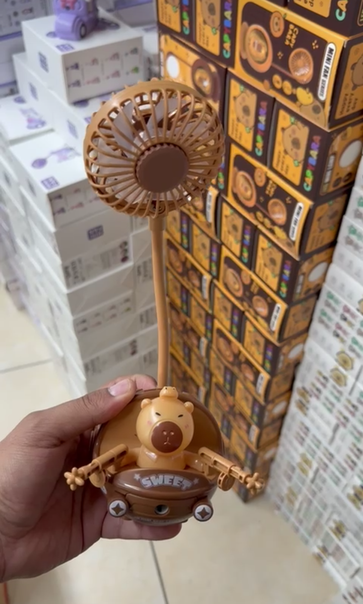 Capybara Masaüstü Işıklı Fan çeşitleri 
