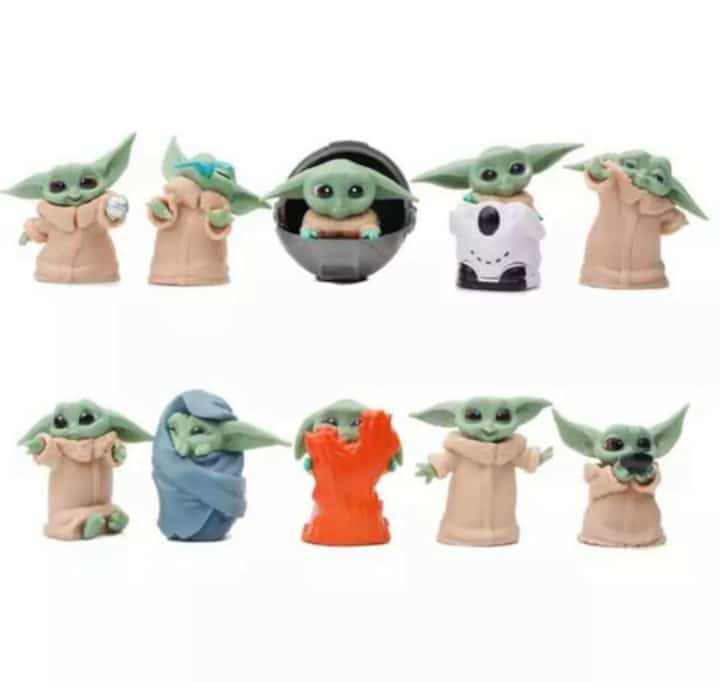 Baby Yoda 10'lu Figür Seti 