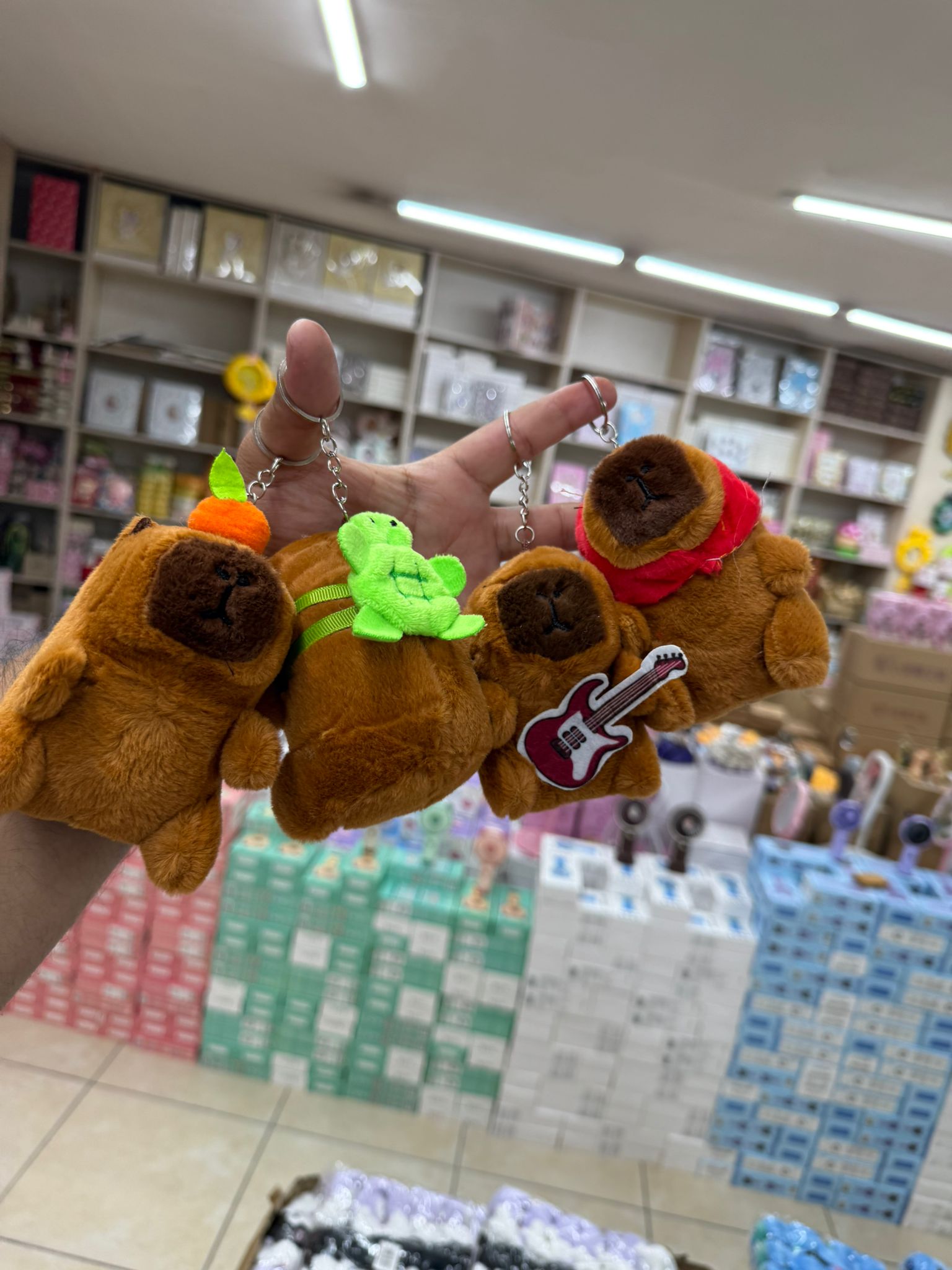 Capybara peluş Anahtarlık
