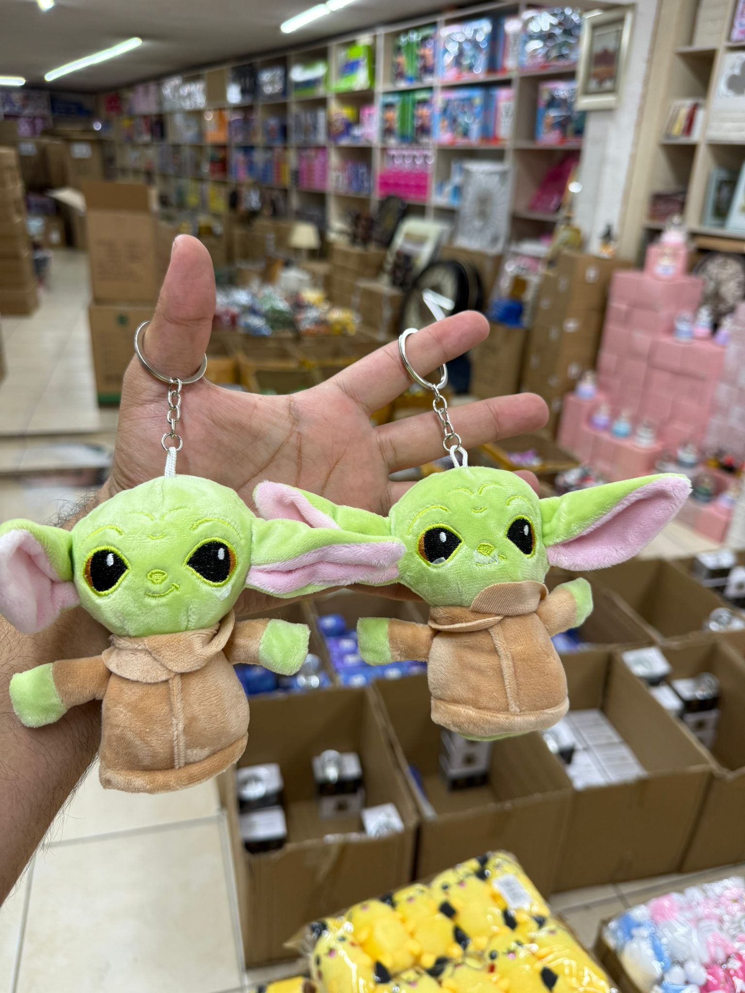 Bebek Yoda Peluş Anahtarlık