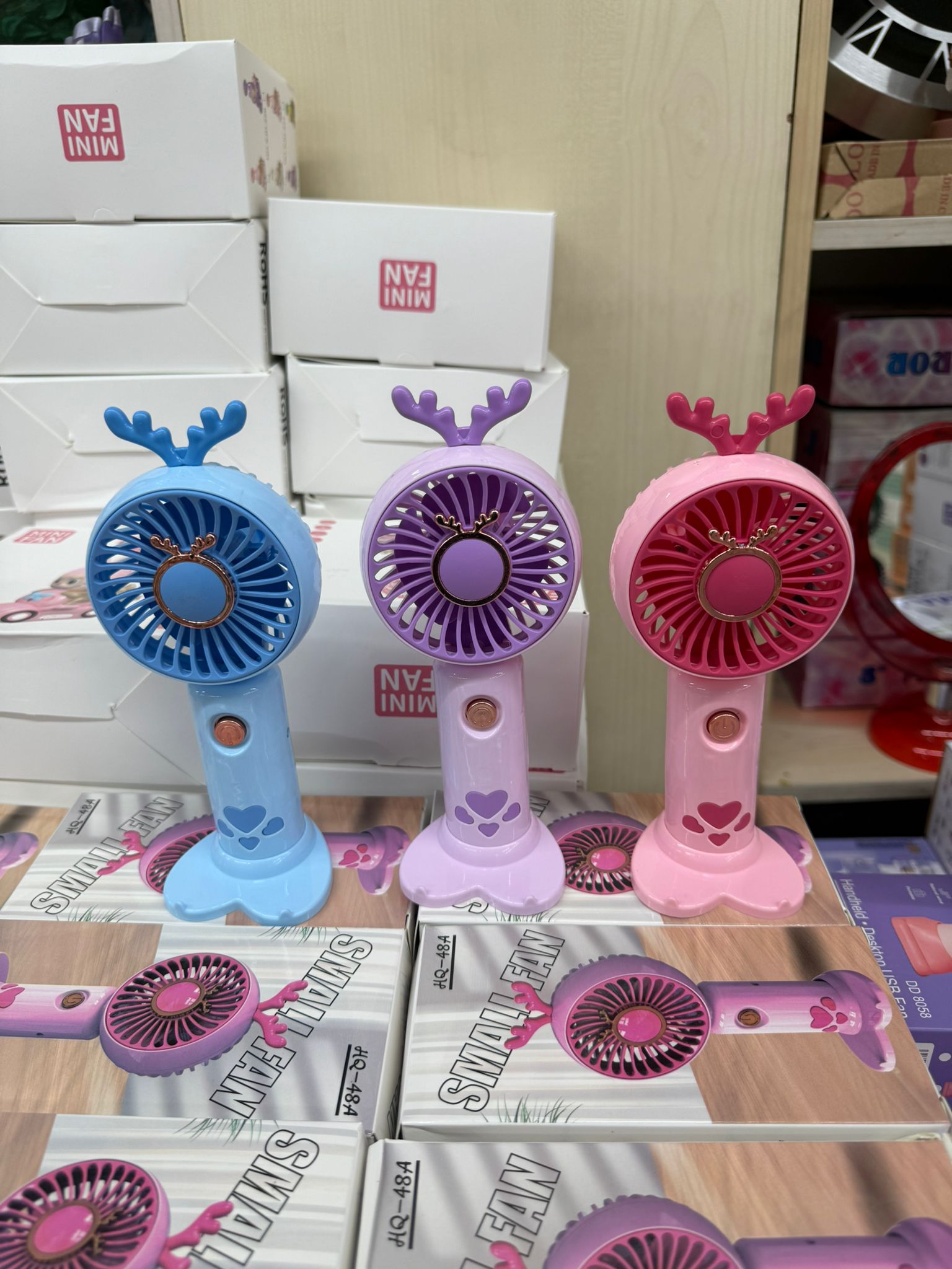 Renkli Mini El Ventilatörü