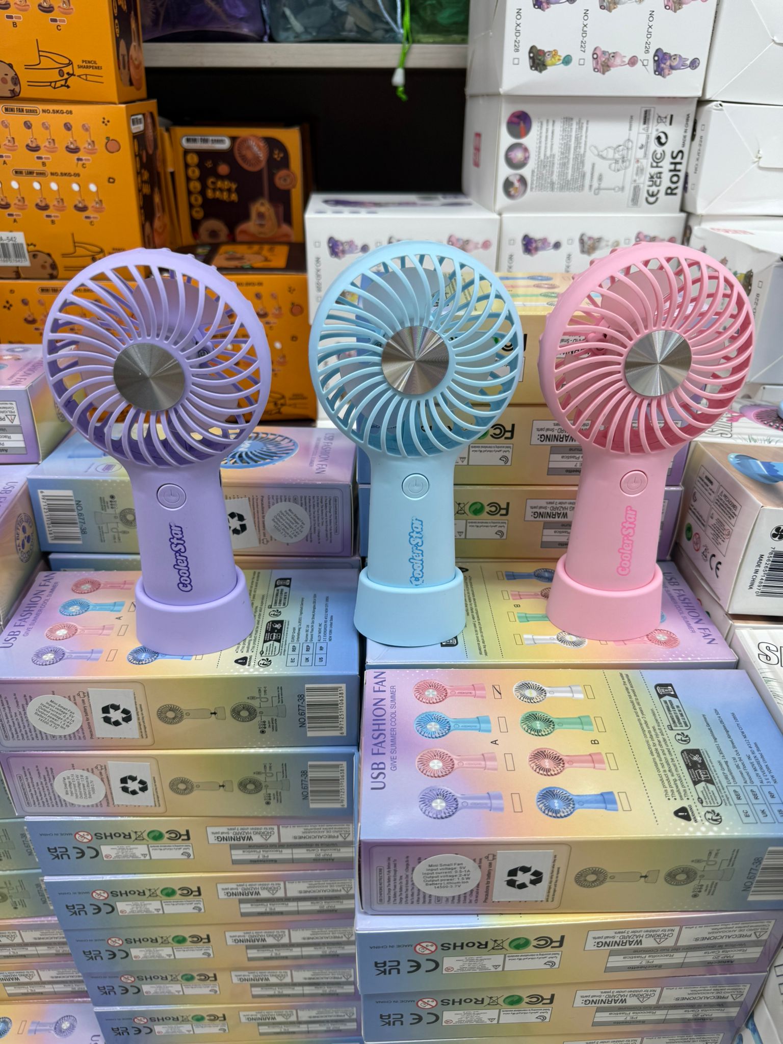Taşınabilir Mini Masaüstü USB Fan