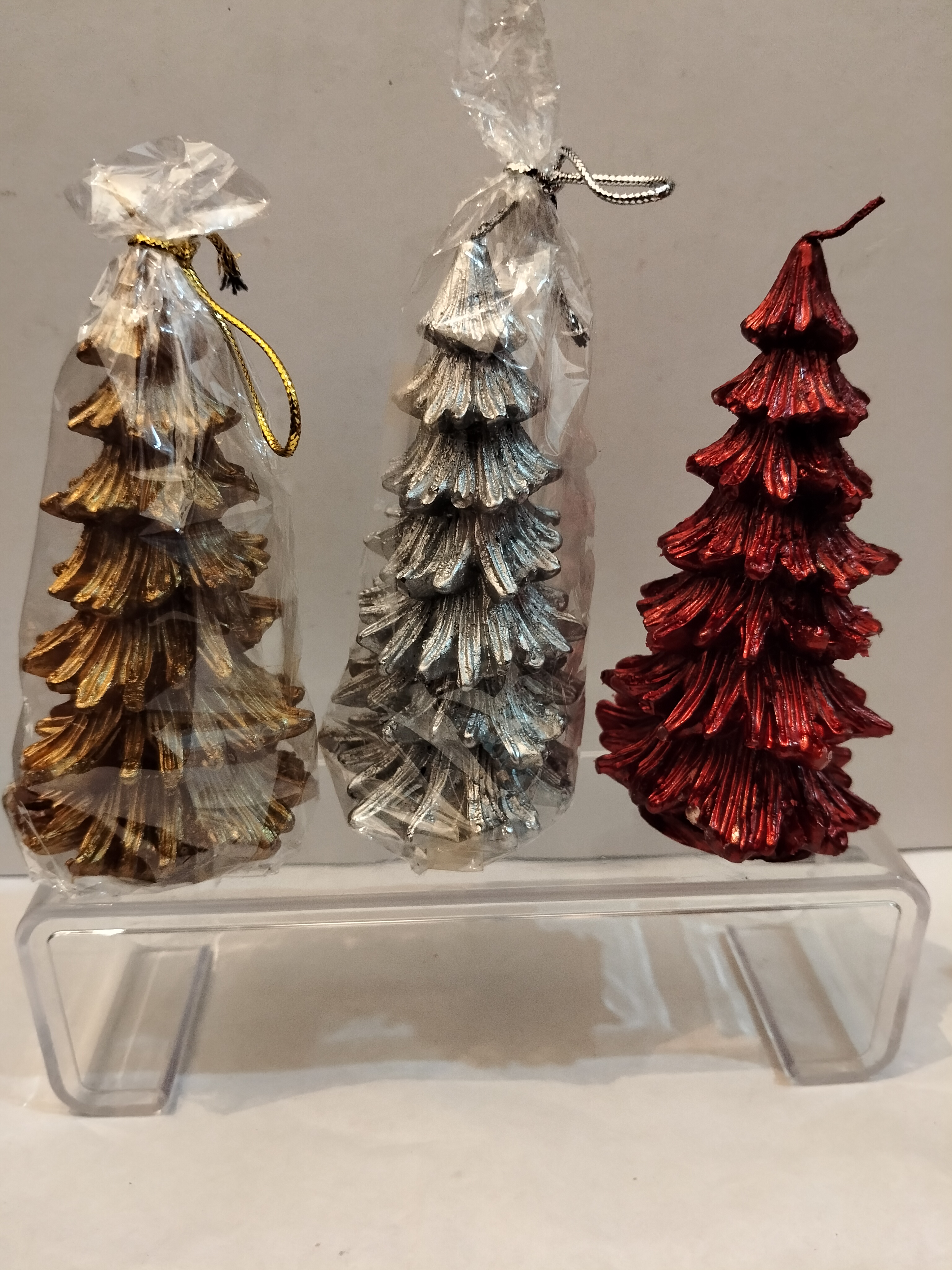 Dekoratif yılbaşı ağacı mum (adet) 