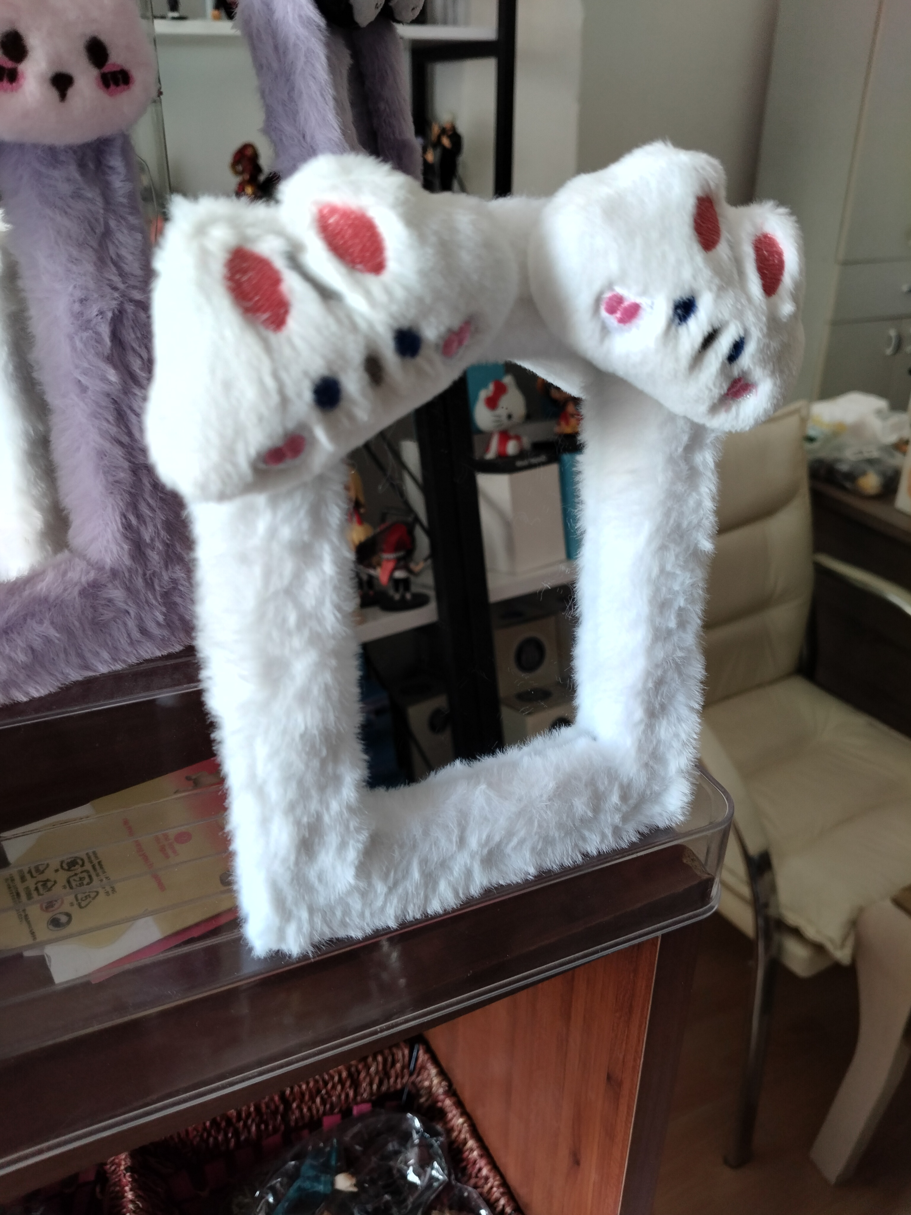 Kedi Peluş Ayna
