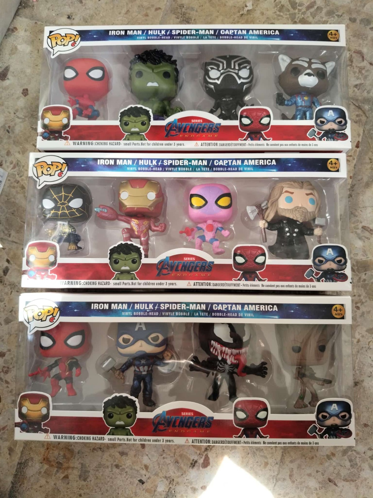 Avengers Funko Pop 4'lü Figür Seti