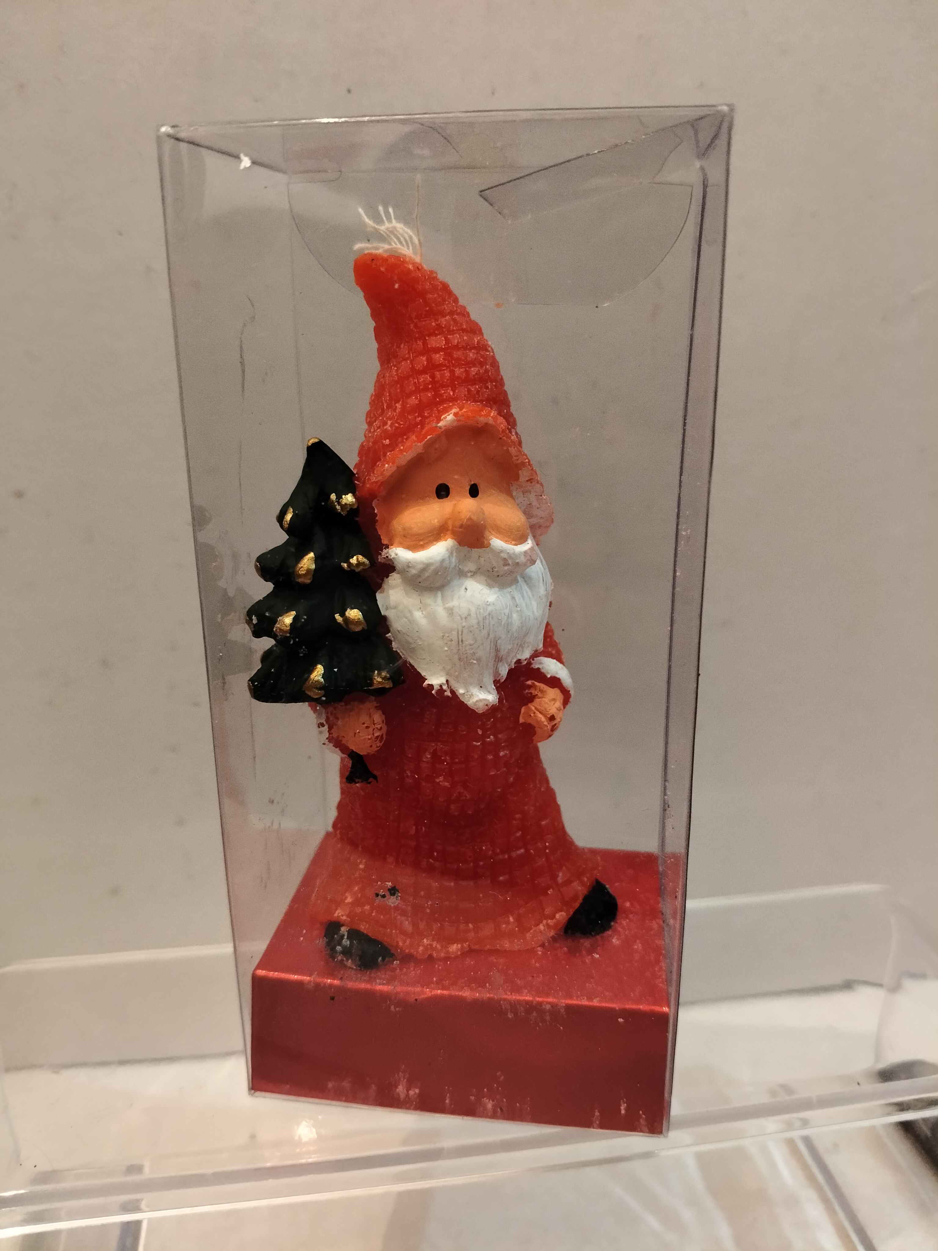 Noel Baba dekoratif mum