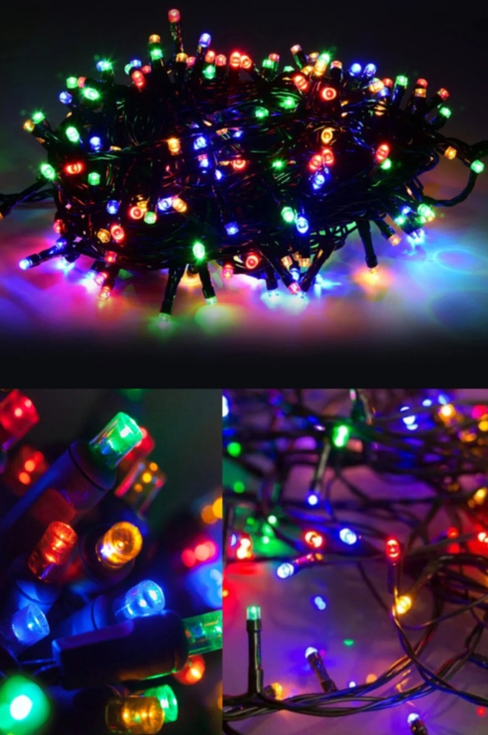 Renkli LED Dekoratif Işık 10 mt