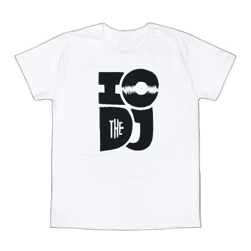 T-SHIRT: I ___ the DJ - Vinyl Love WHITE