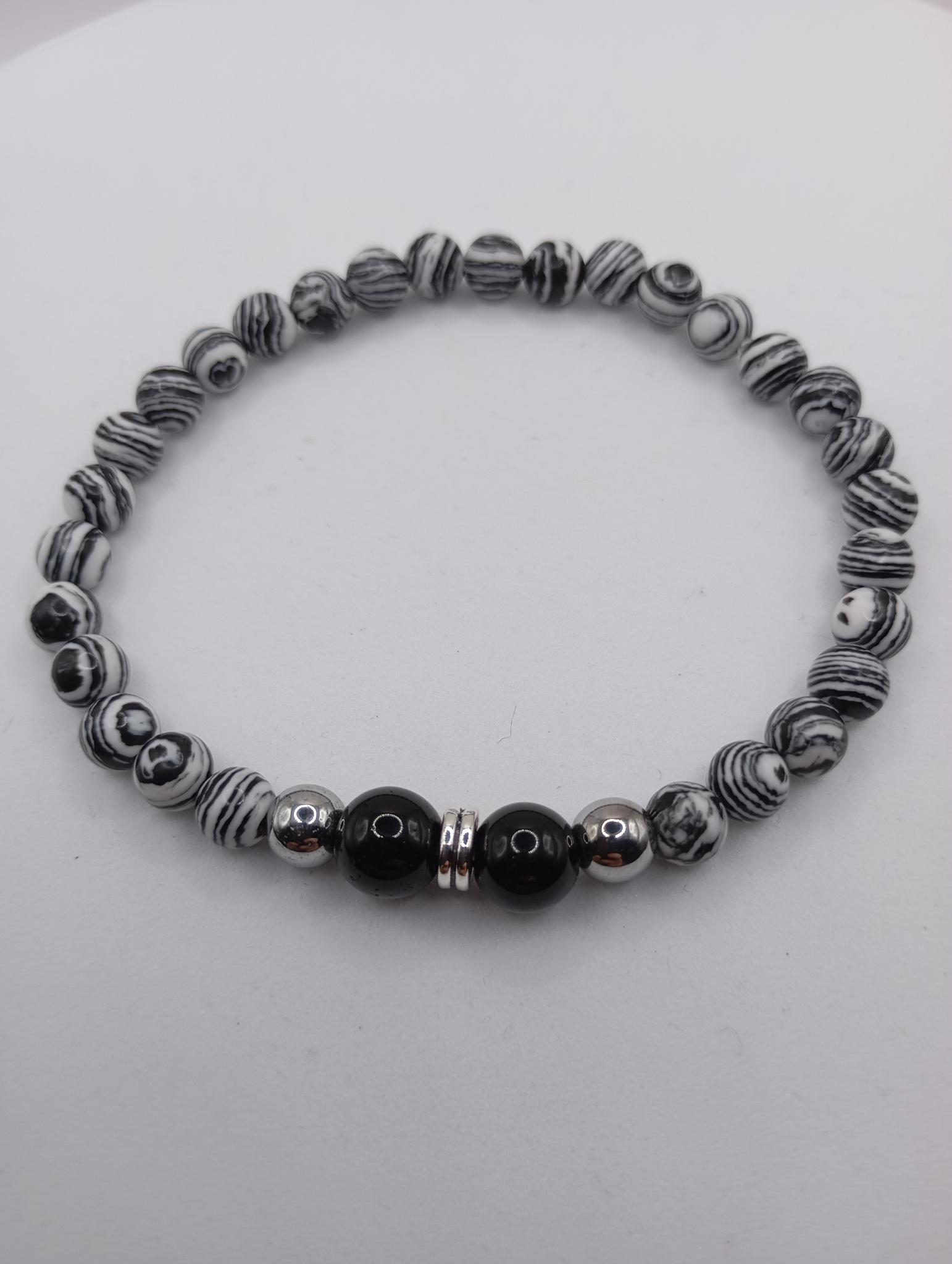 Bracelet extensible  en pierres naturelles