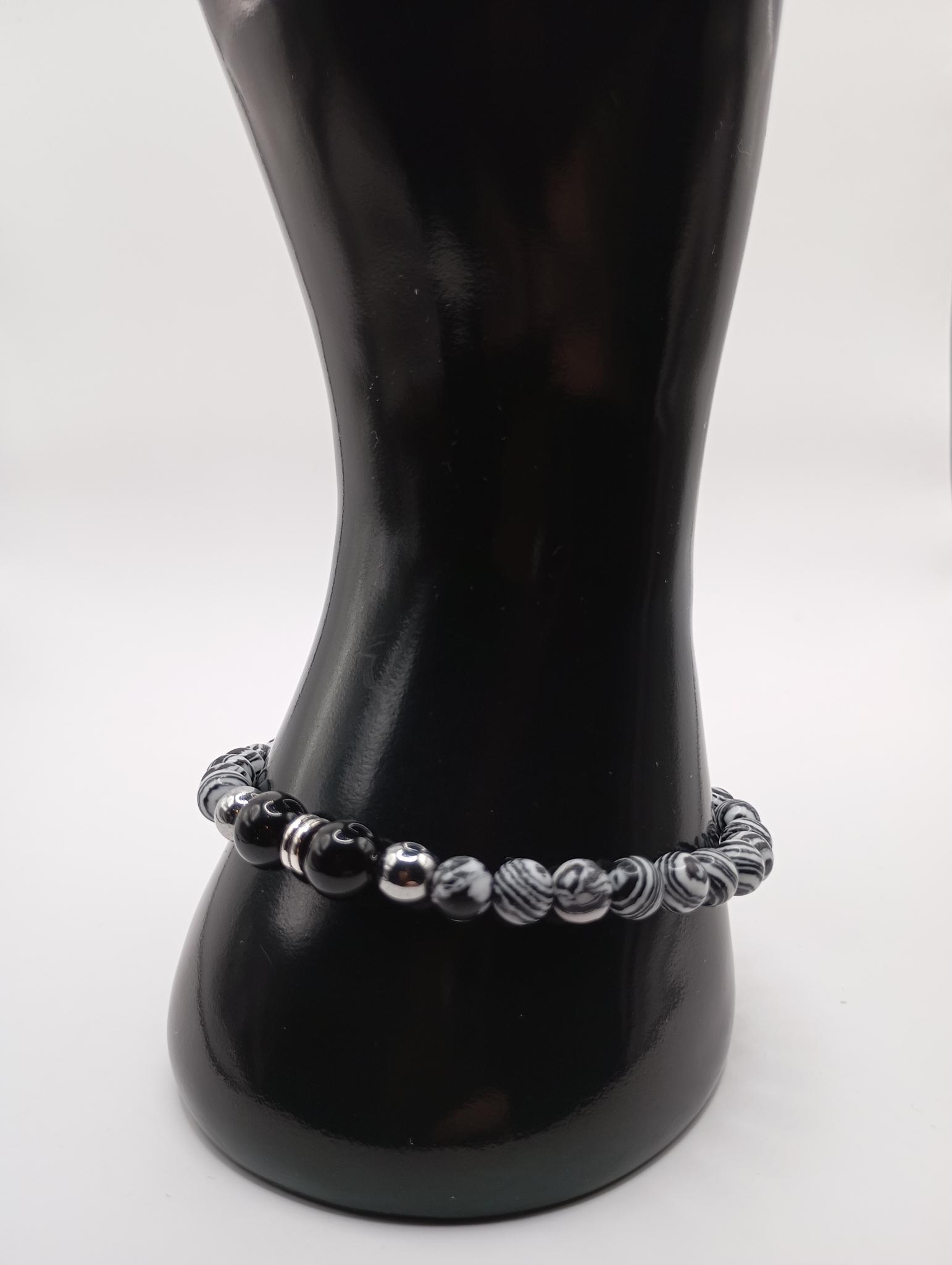Bracelet extensible  en pierres naturelles