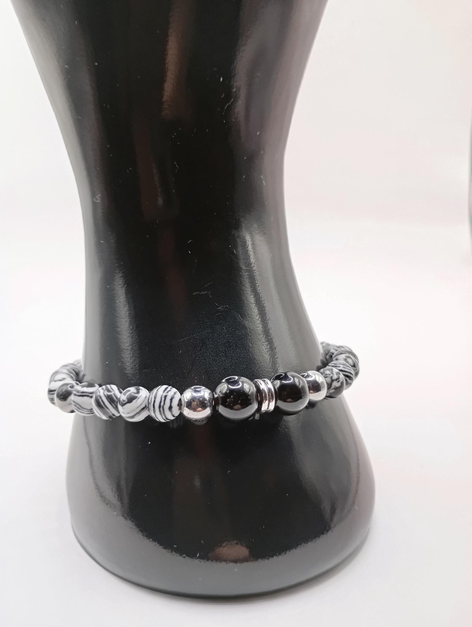 Bracelet extensible  en pierres naturelles