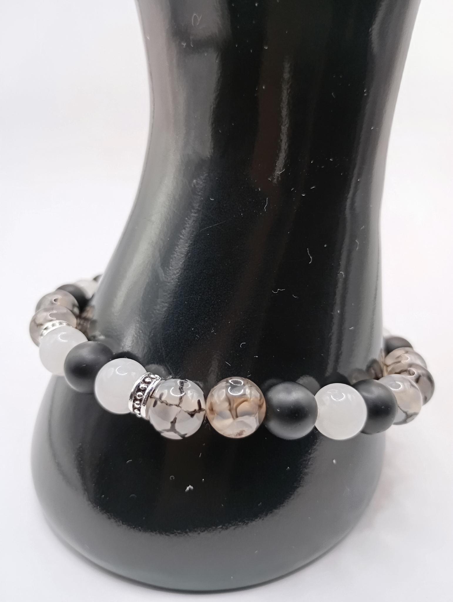 Bracelet extensible  en pierres naturelles