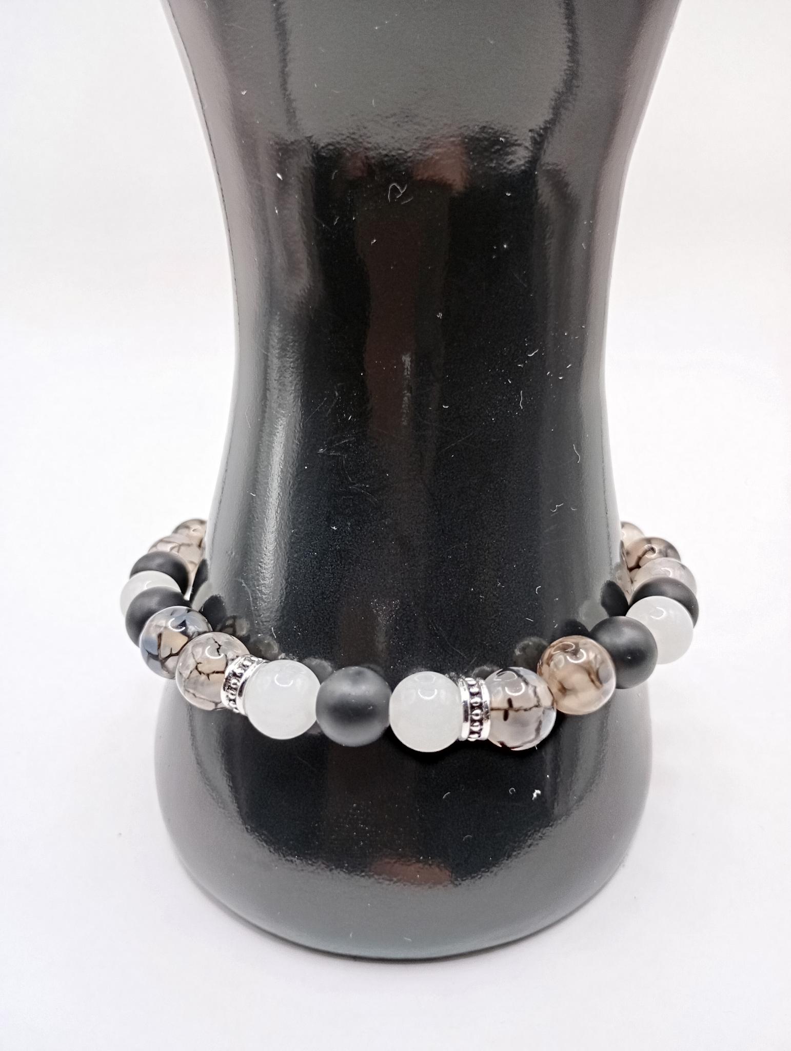 Bracelet extensible  en pierres naturelles