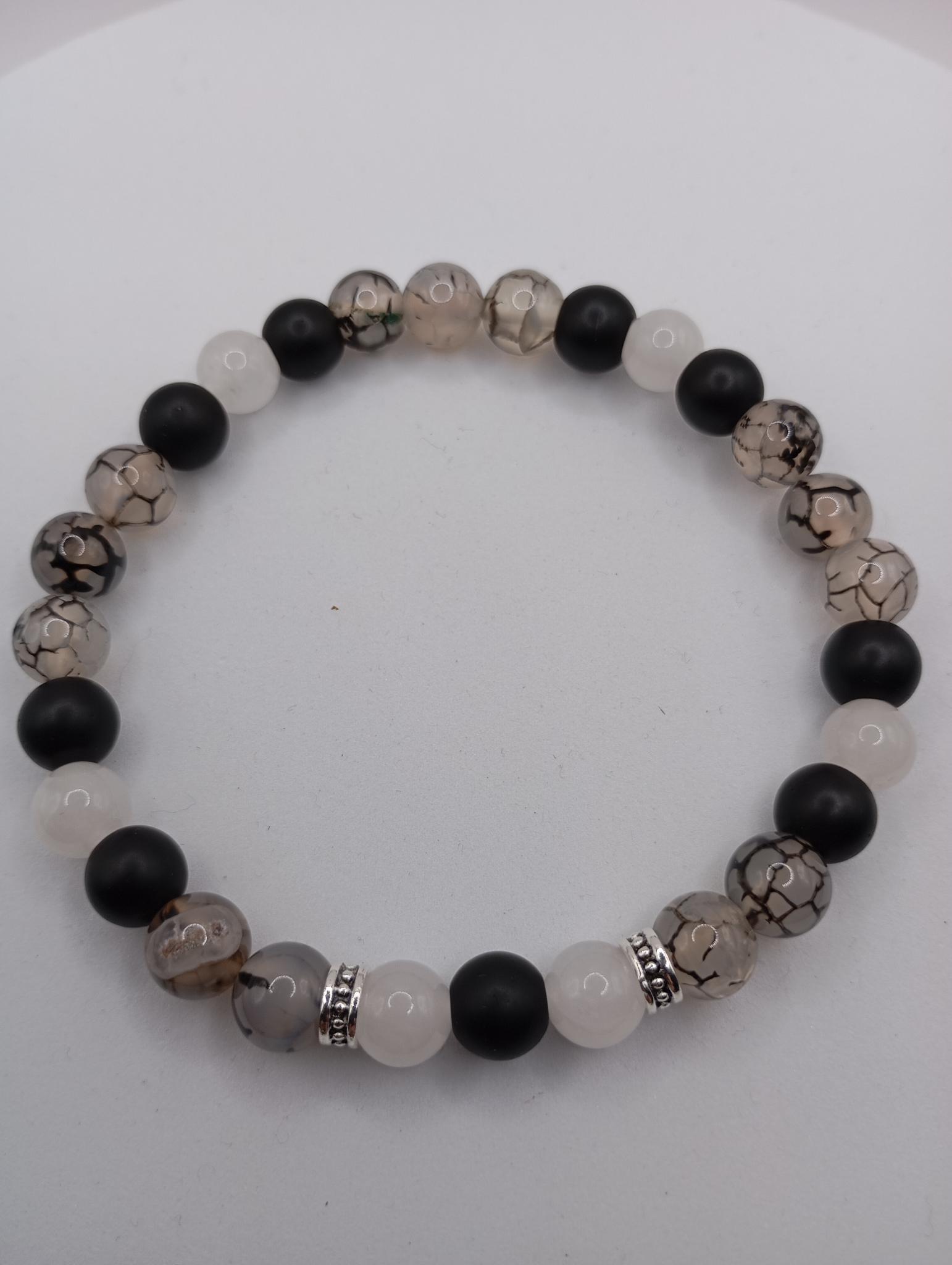 Bracelet extensible  en pierres naturelles