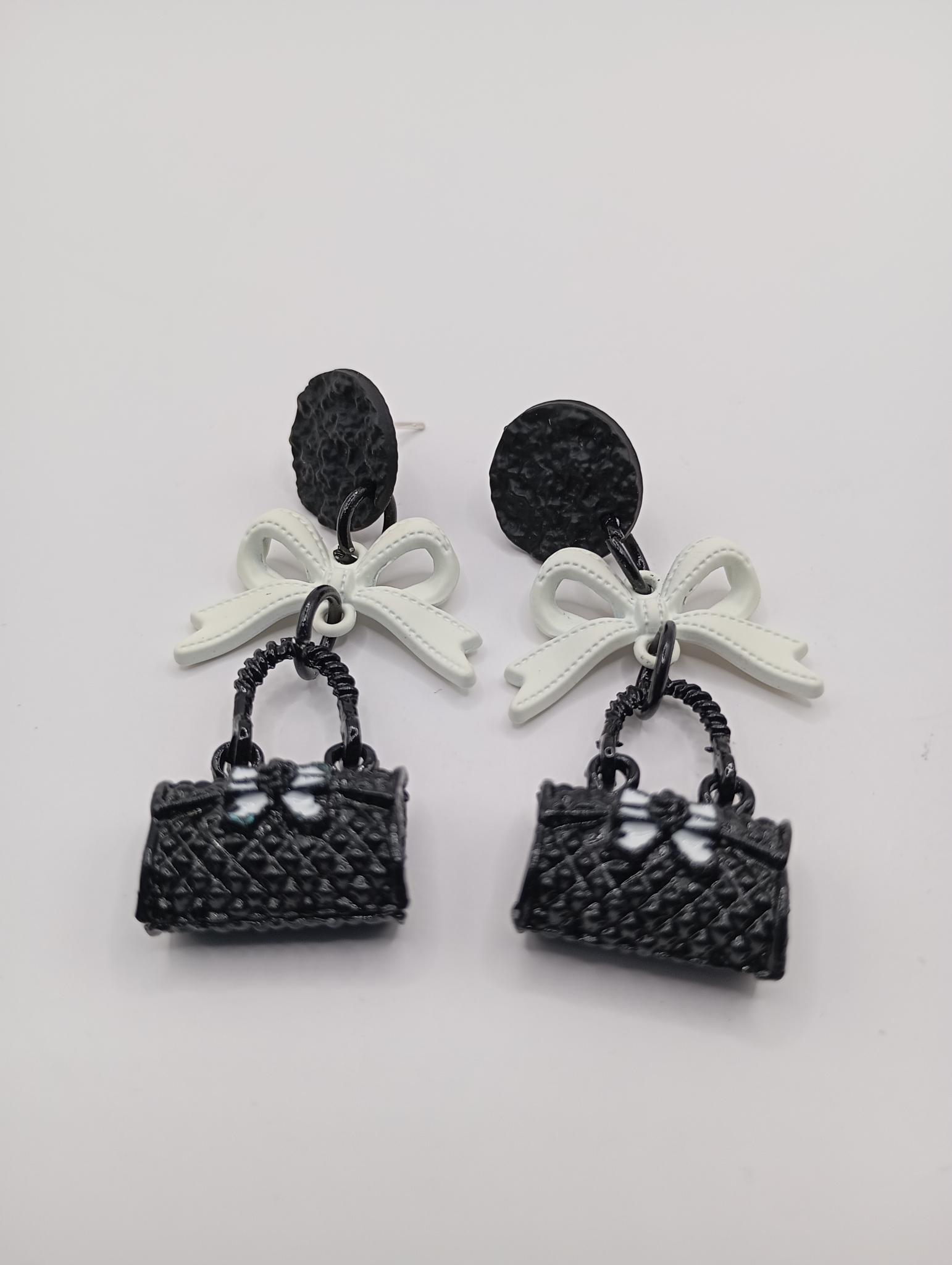 Boucles d'oreilles sac à main