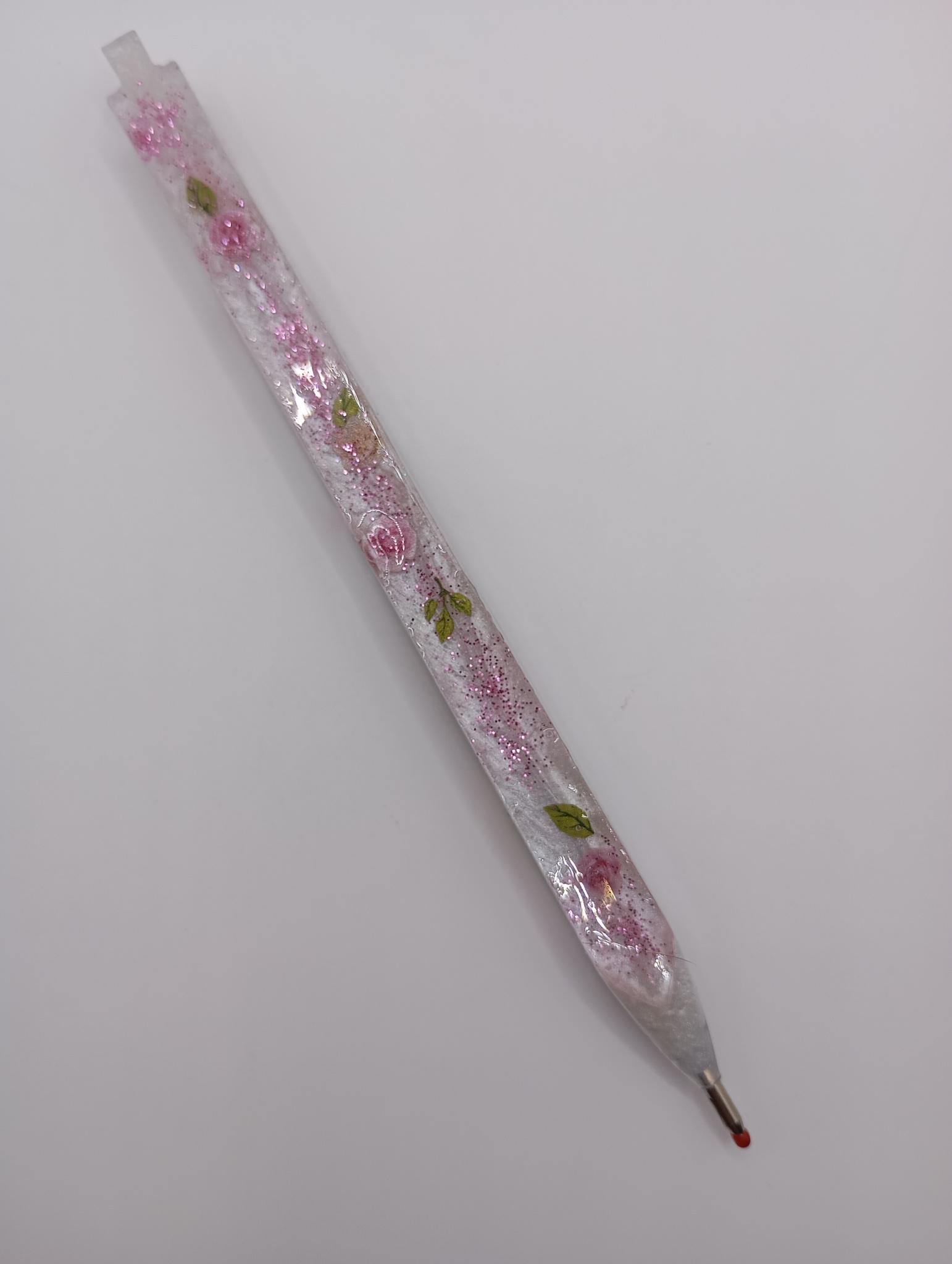 Stylo décoratif à motif floral