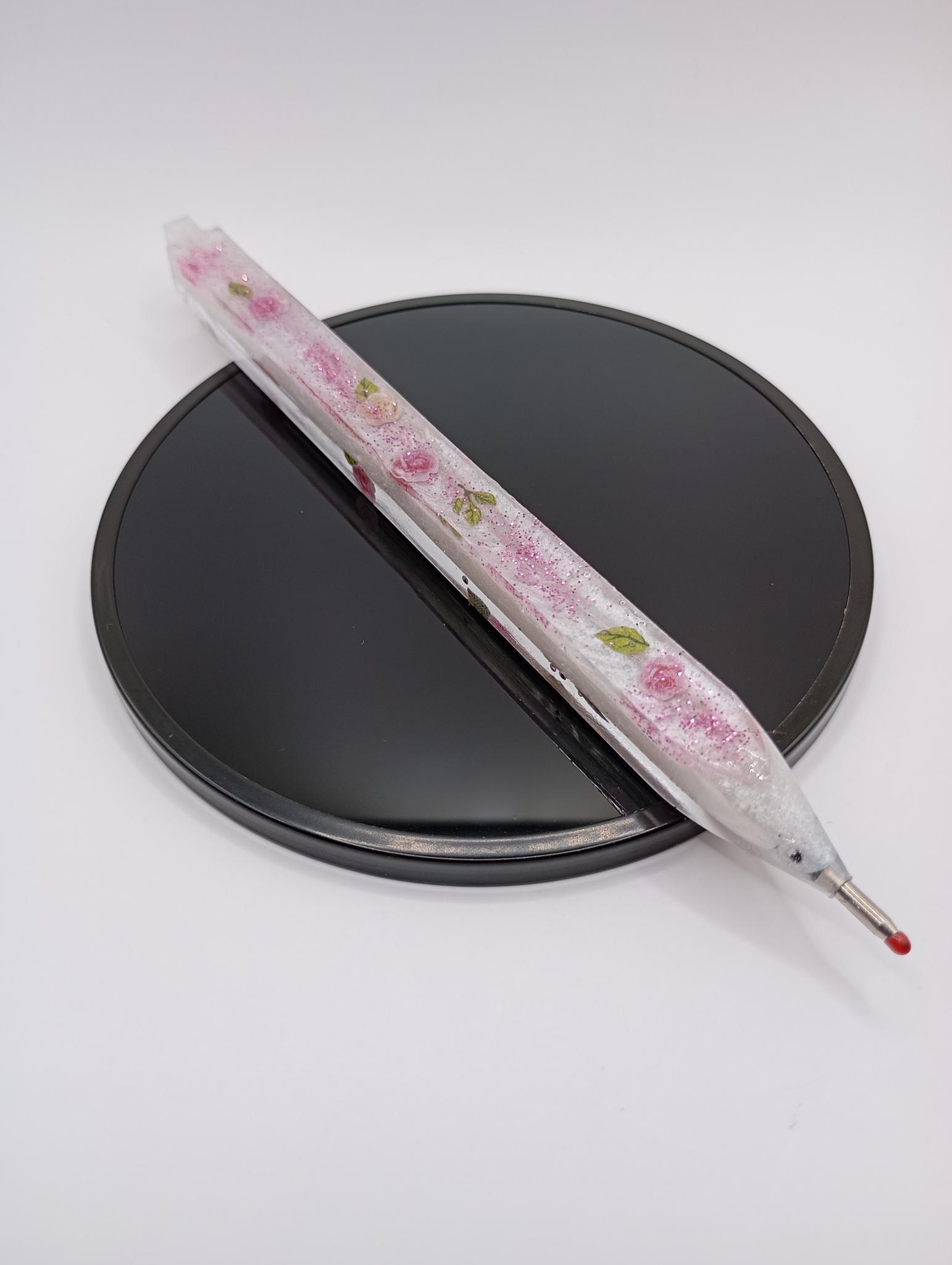 Stylo décoratif à motif floral