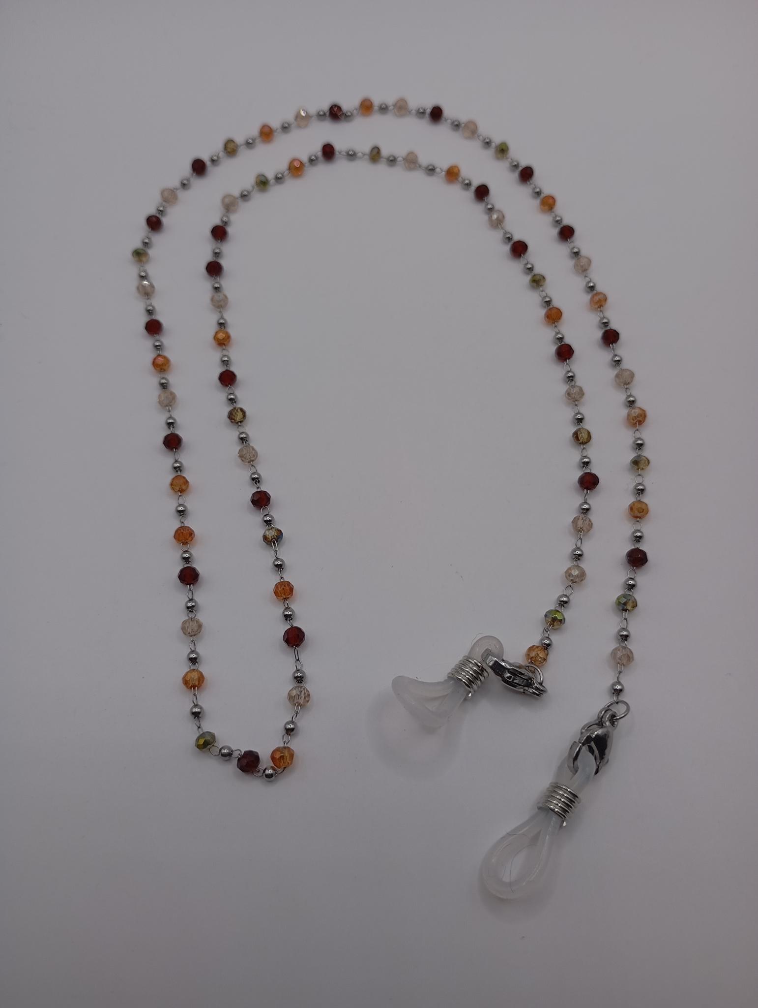 Chaîne de lunettes en perles