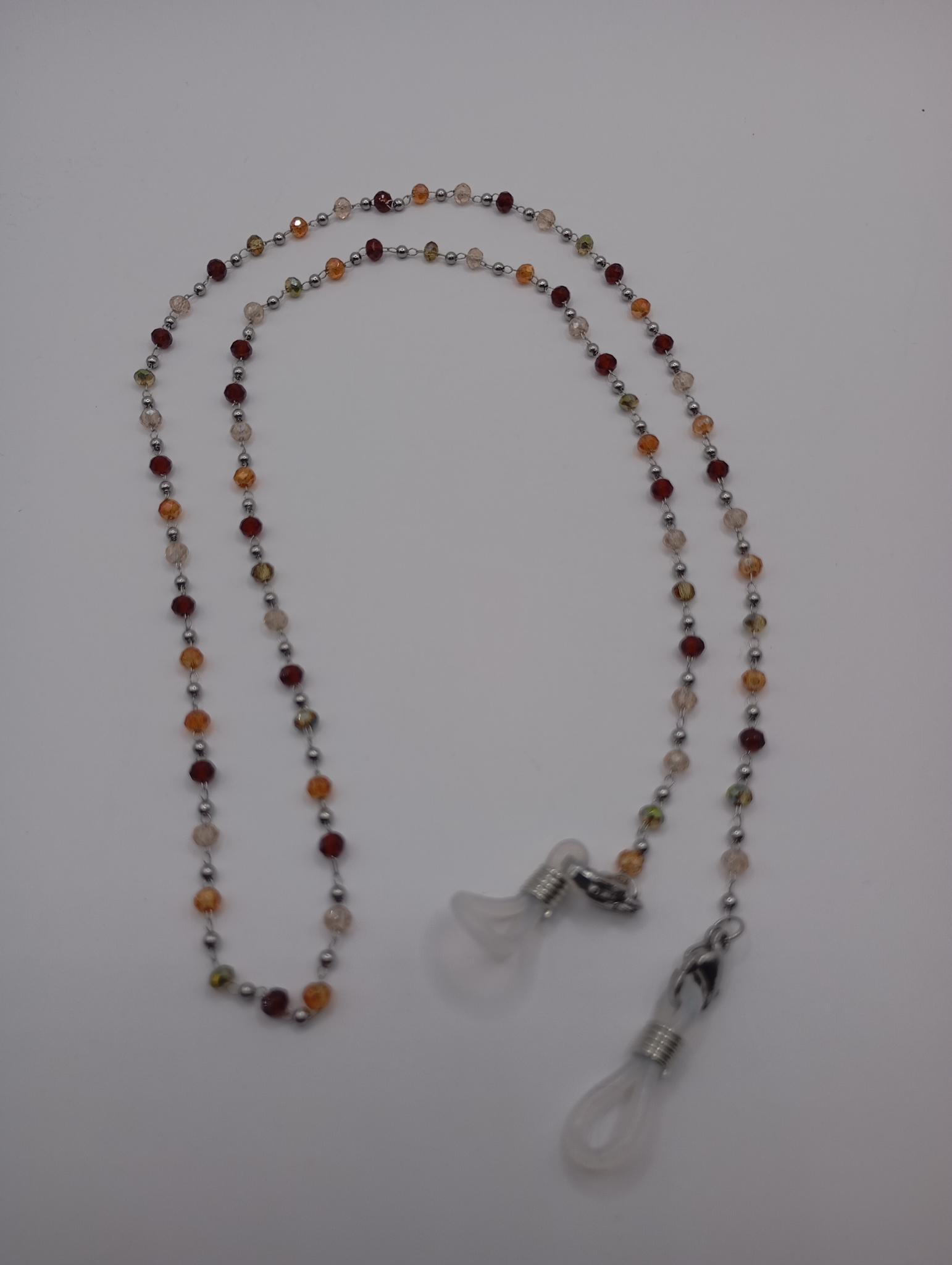 Chaîne de lunettes en perles