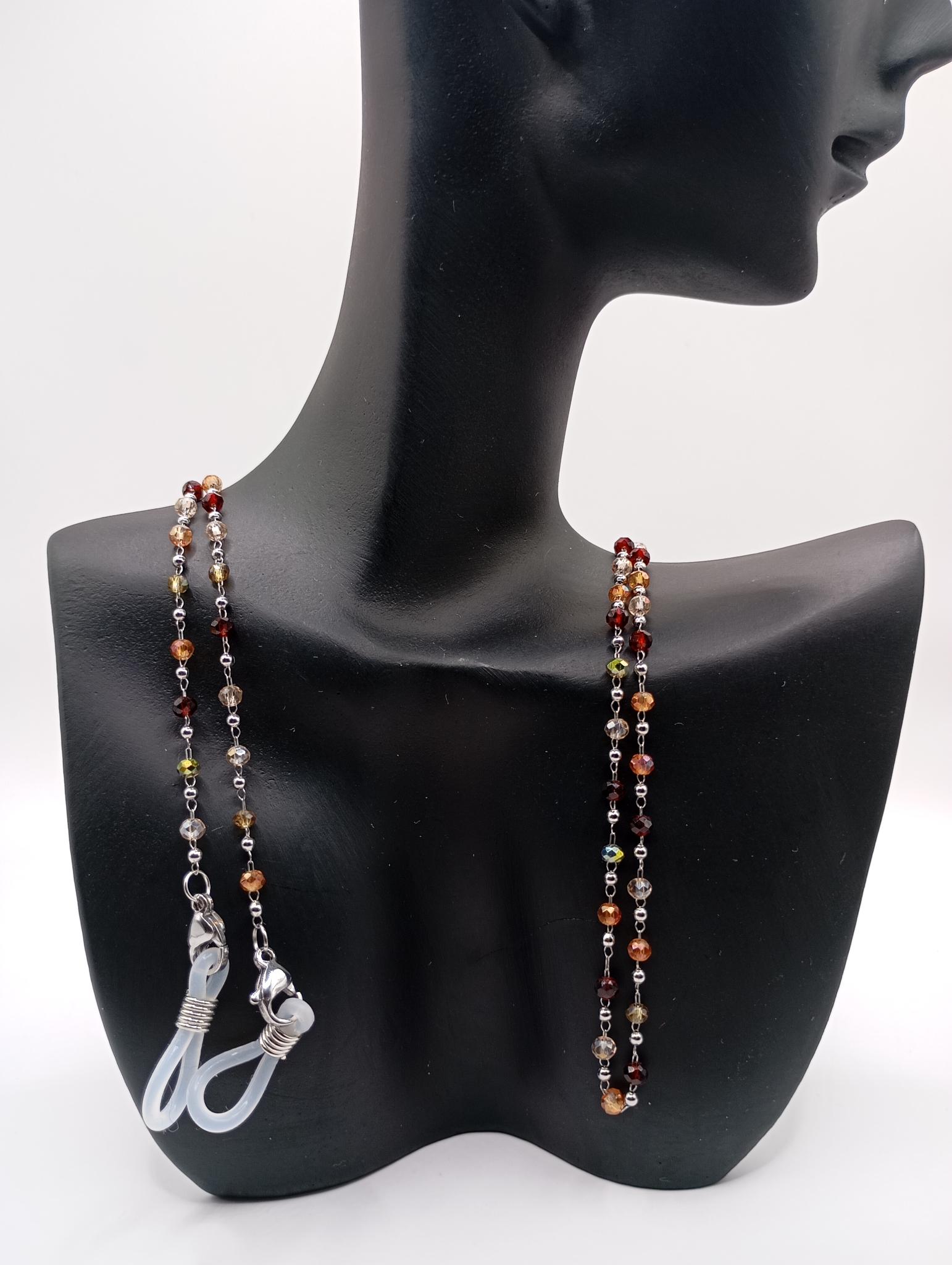 Chaîne de lunettes en perles