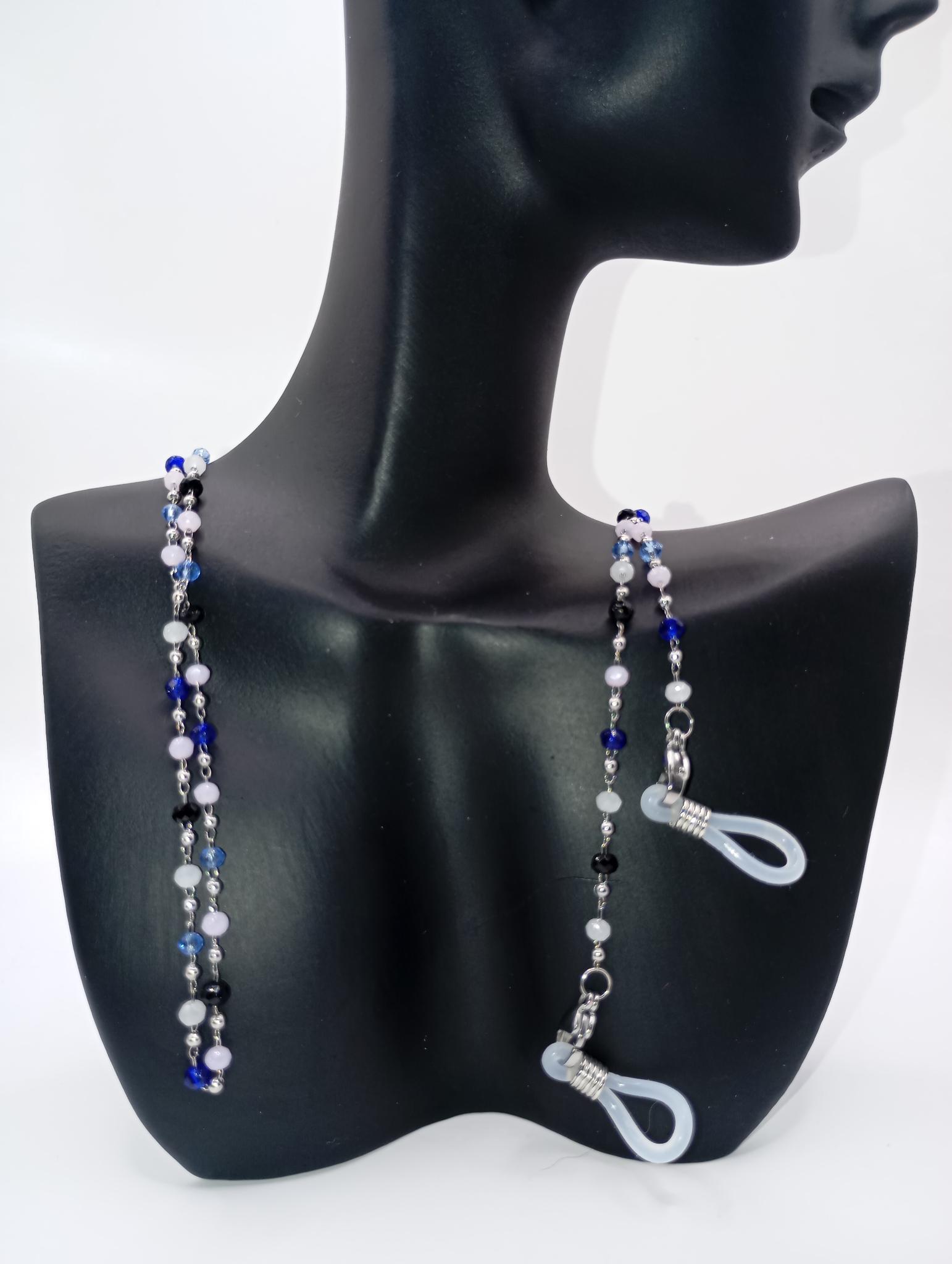 Chaine de lunettes perlée